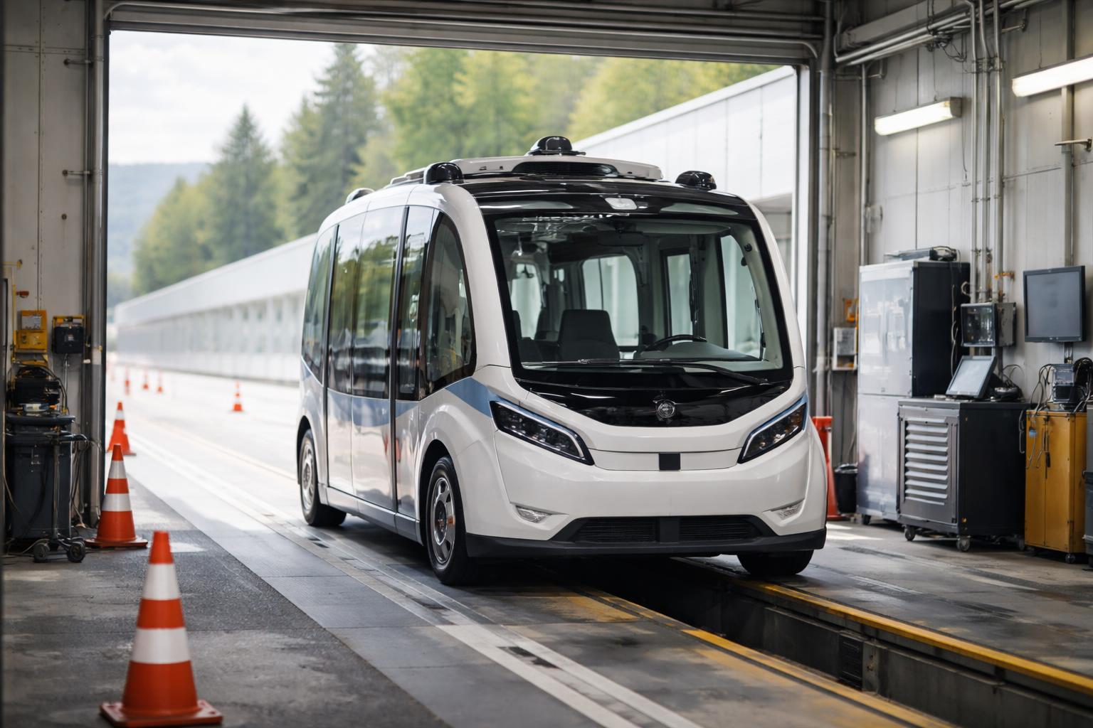 Redaktionelle Szene zum Thema „Kärntner Robo-Busse könnten mit Typisierung in Serie gehen“