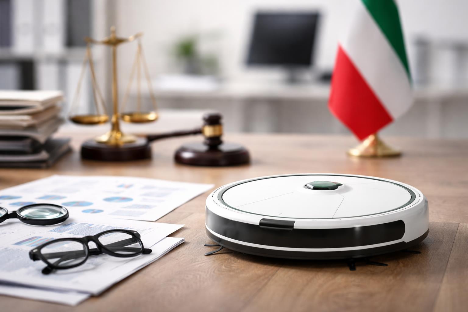 Redaktionelle Szene zum Thema „Kartellbehörde ermittelt gegen Vorwerk wegen Saugroboter“