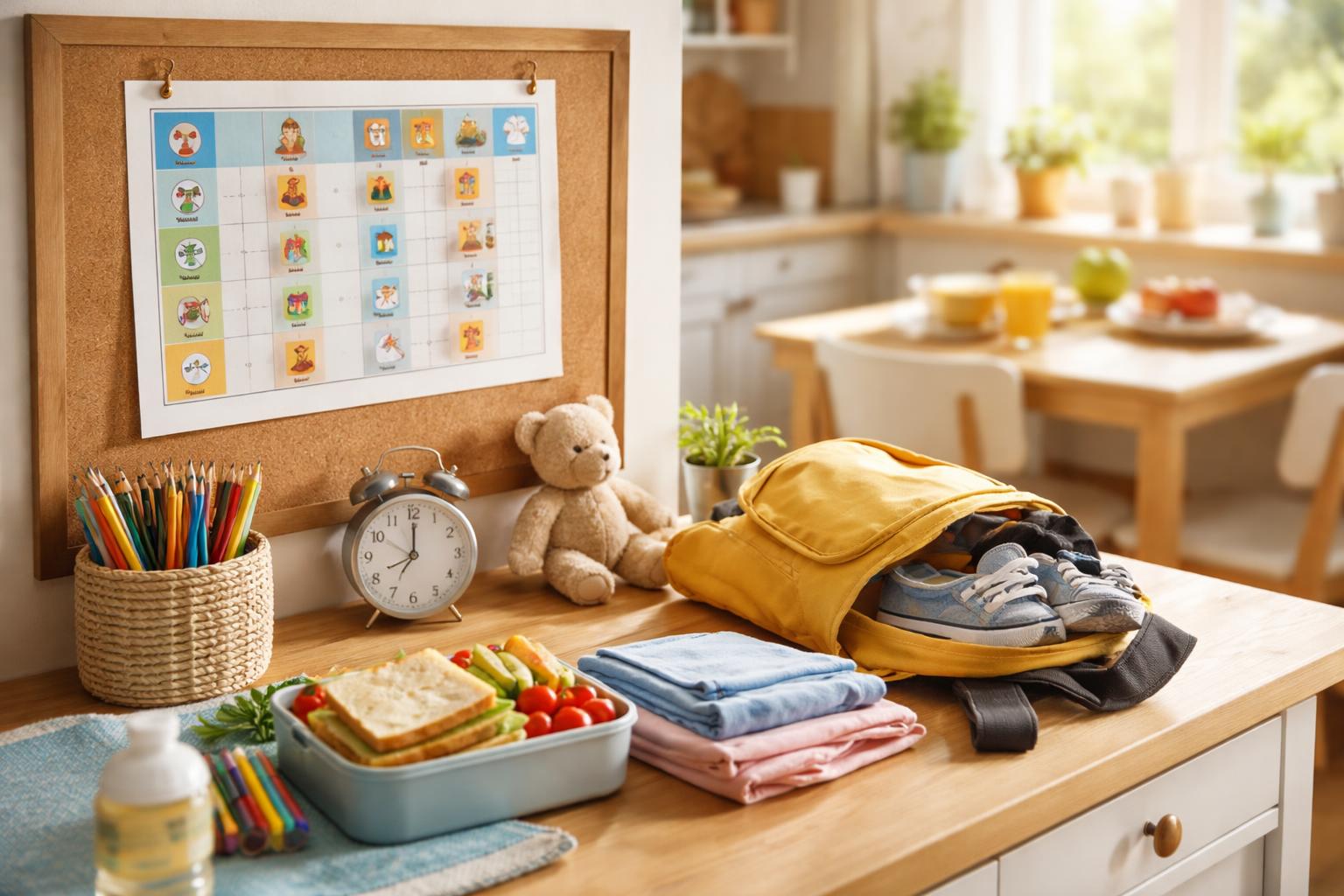 Redaktionelle Szene zum Thema „Kinder im Alltag gut begleiten: Was Orientierung im Familienleben erleichtert“