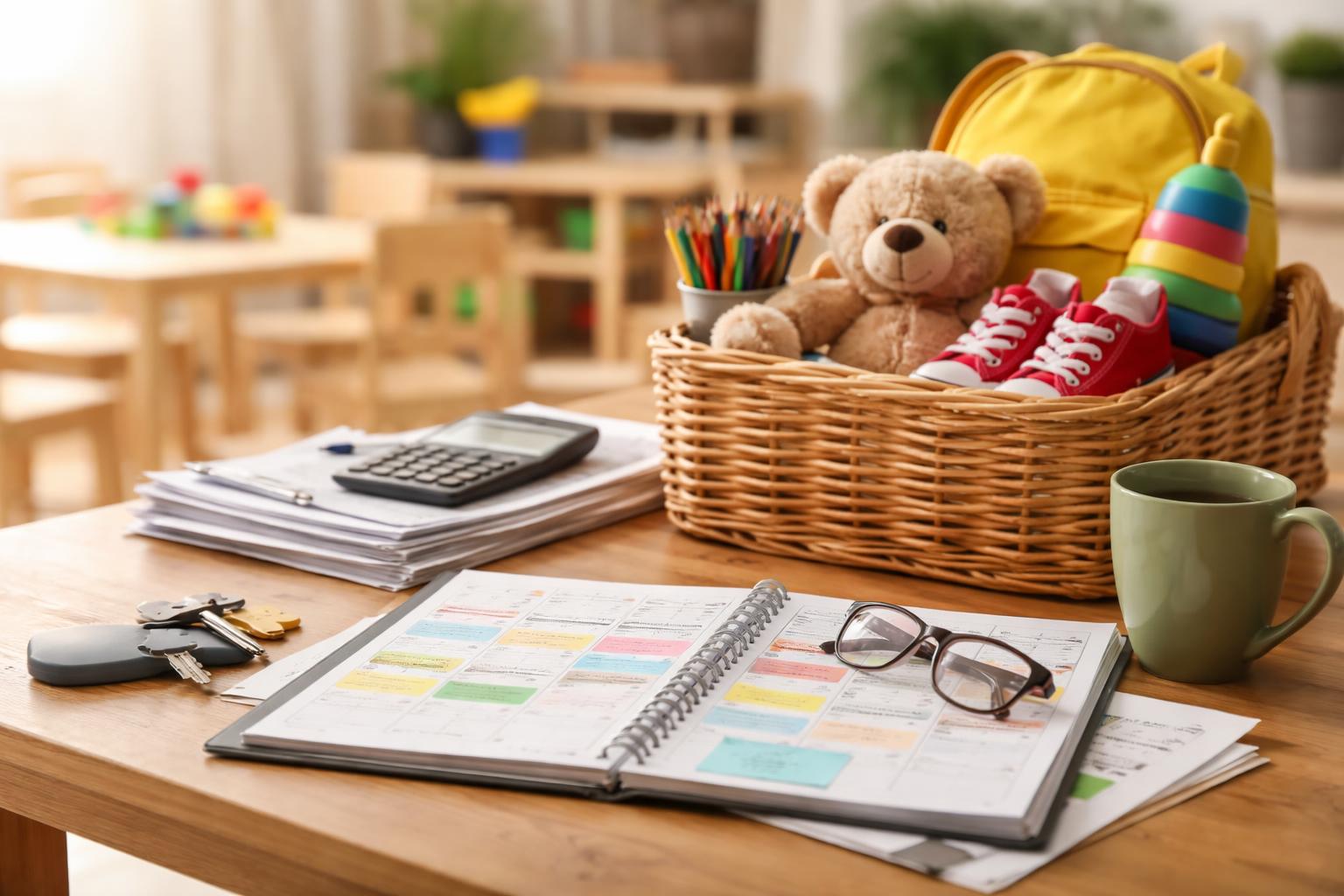 Redaktionelle Szene zum Thema „Kinderbetreuung organisieren: Was Familien heute wissen sollten“