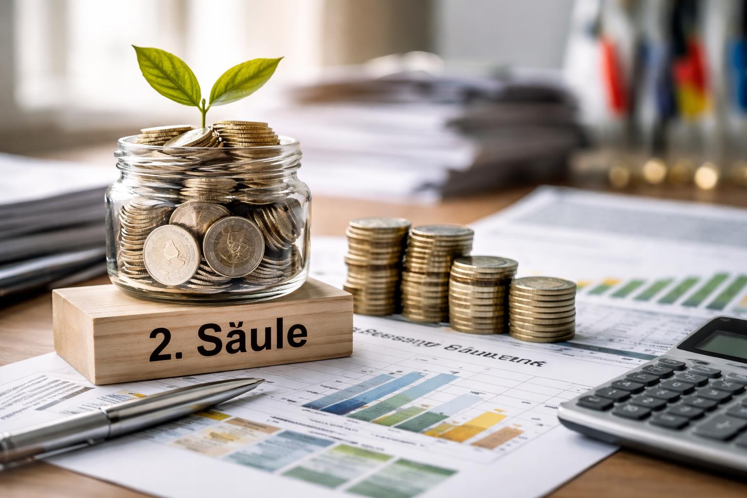 Redaktionelle Szene zum Thema „Koalition plant neue betriebliche Vorsorge zur Stärkung der zweiten Säule“