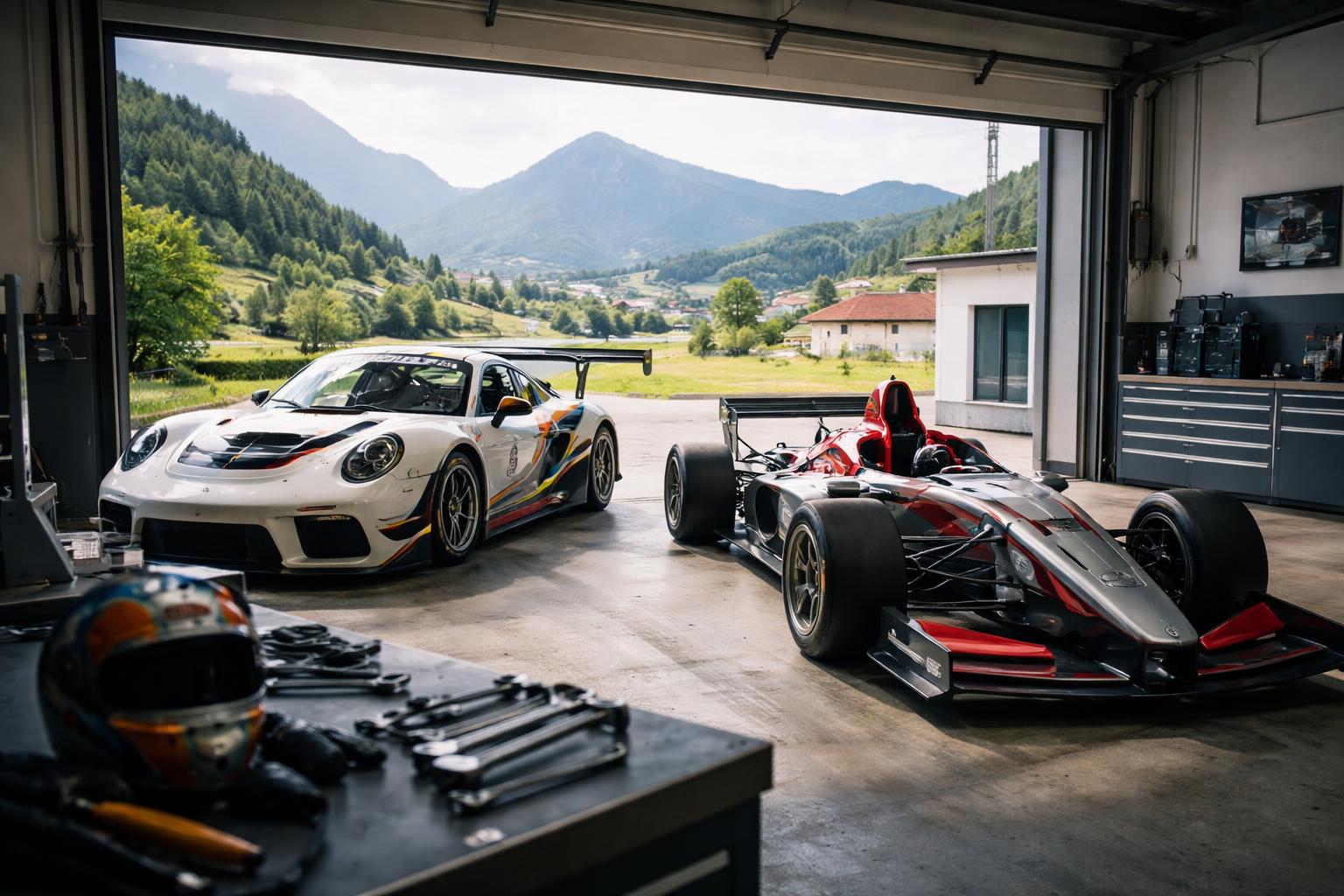 Redaktionelle Szene zum Thema „Lechner-Brüder blicken auf prägende Motorsport-Jahre zurück“
