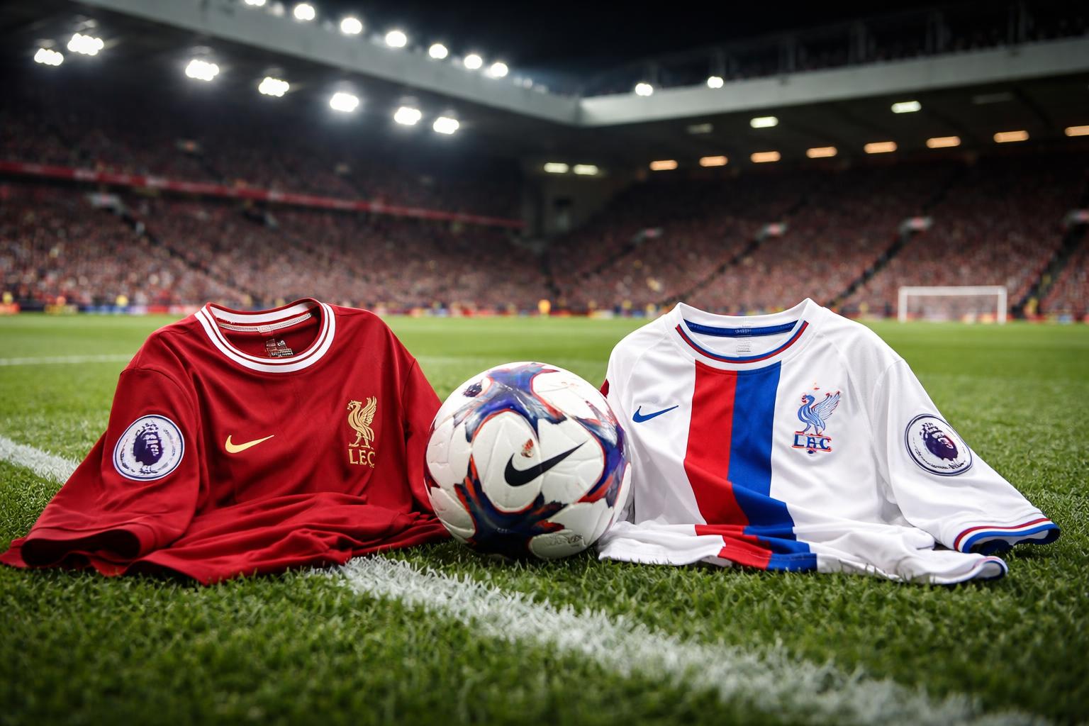Redaktionelle Szene zum Thema „Liverpool bezwingt Glasners Crystal Palace erstmals in dieser Saison“
