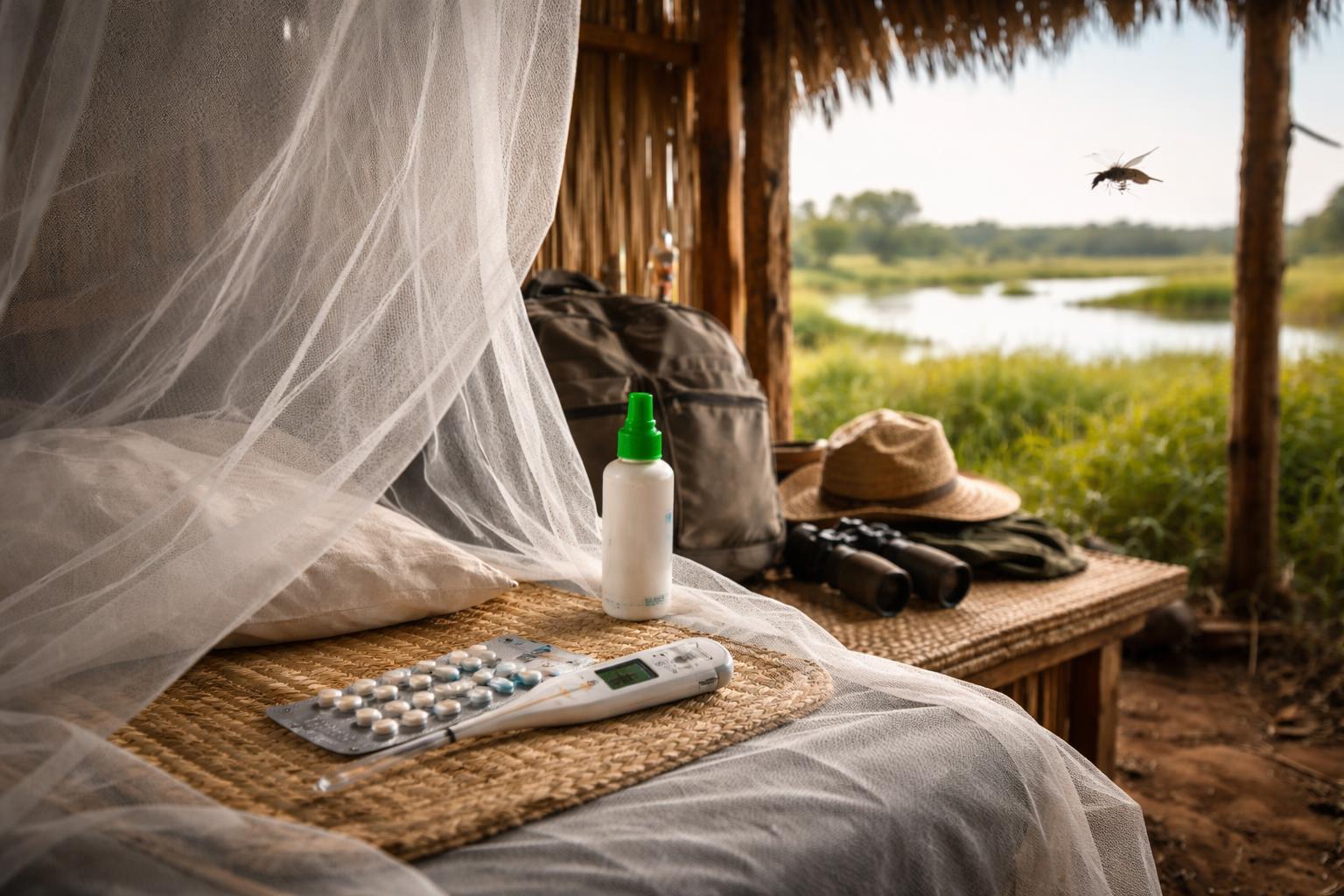 Redaktionelle Szene zum Thema „Malaria-Fallzahlen in Namibia steigen deutlich“