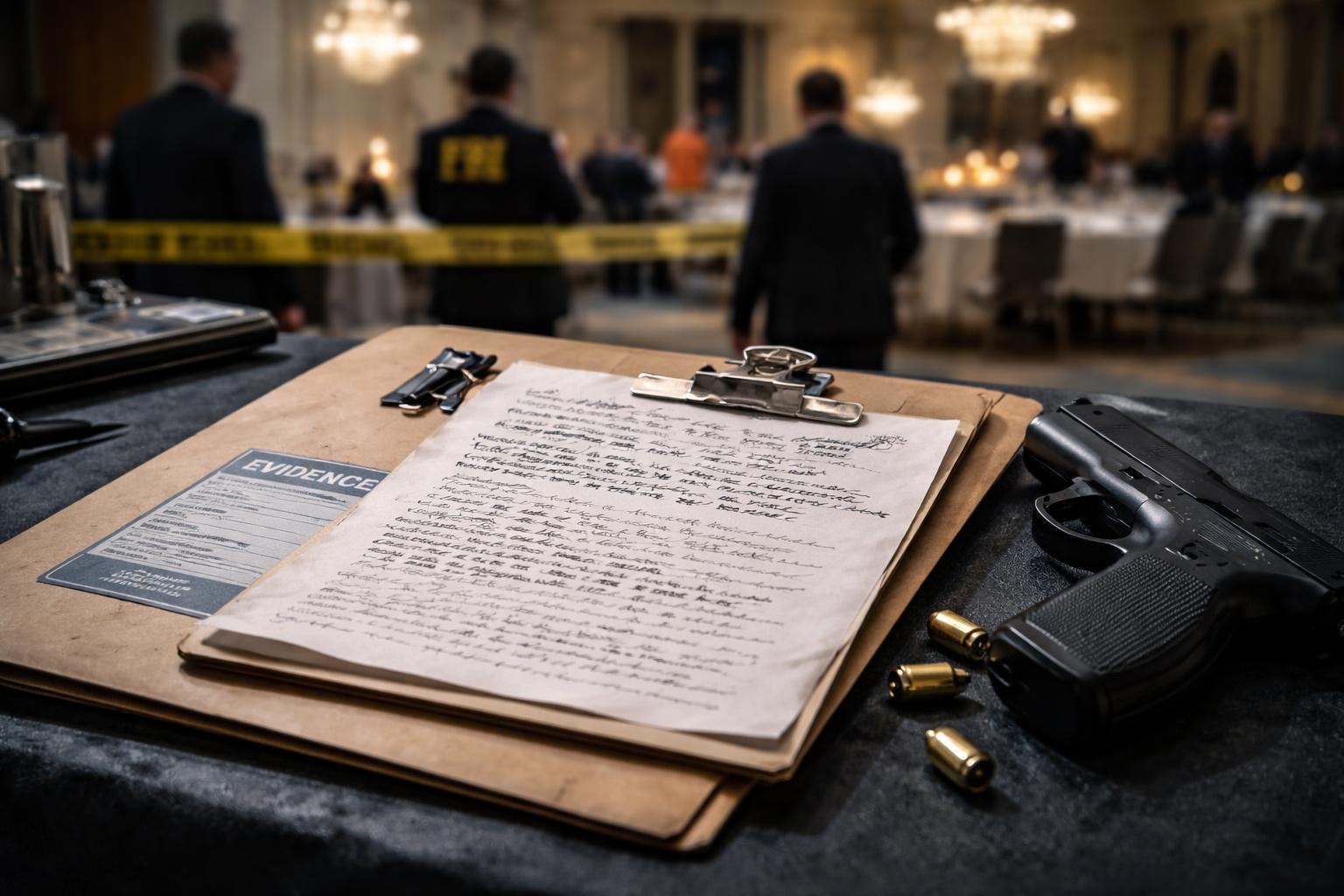 Redaktionelle Szene zum Thema „Manifest vor Schüssen auf Trump: Attentäter schrieb von „Pädophiler, Vergewaltiger““