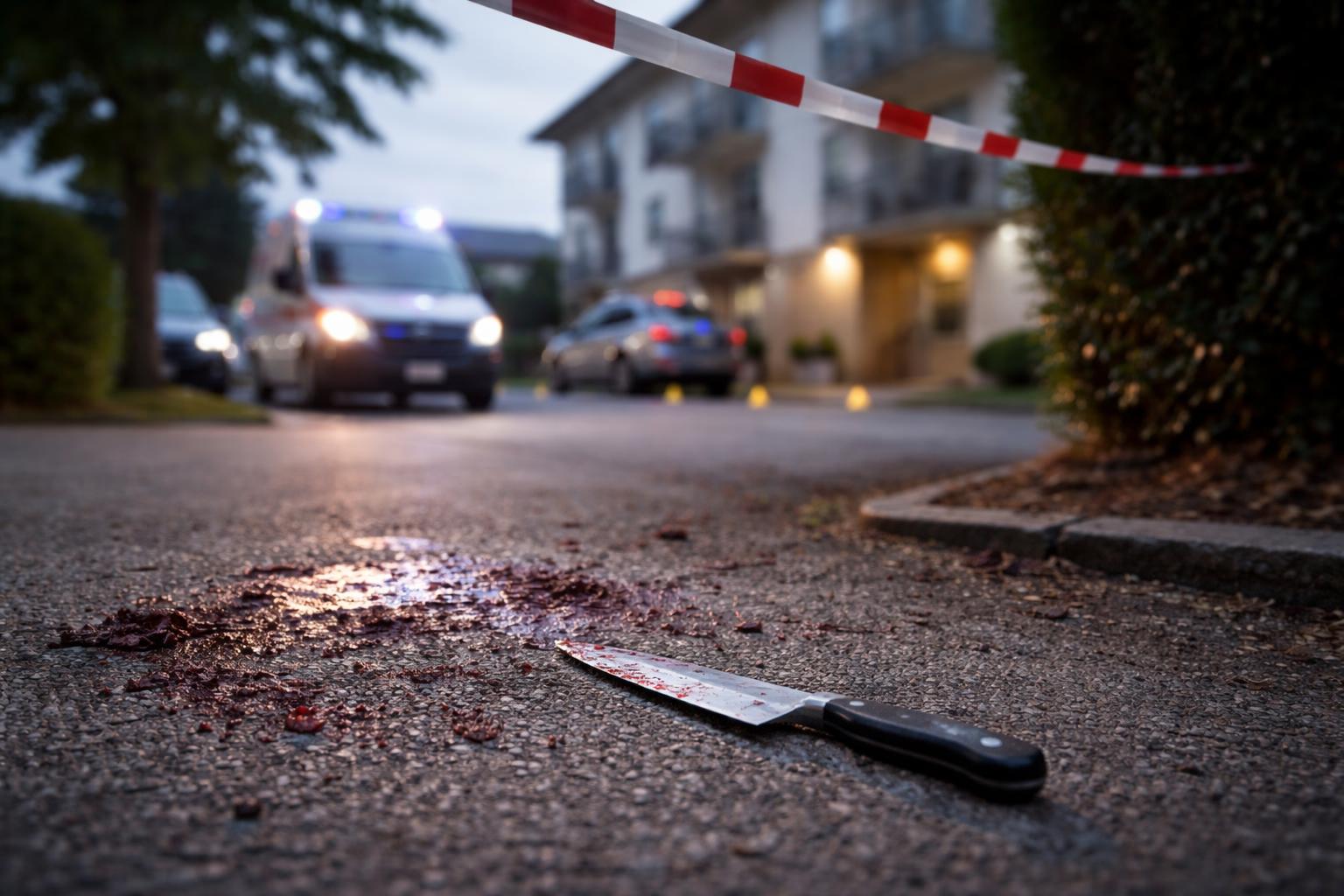Redaktionelle Szene zum Thema „Mann sticht im Innviertel mehrfach auf Ex-Freundin ein“