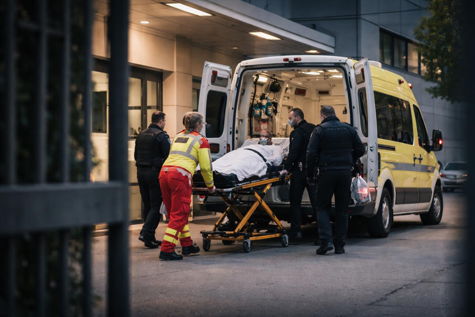 Redaktionelle Szene zum Thema „Marius Borg Høiby aus Haft ins Krankenhaus gebracht“