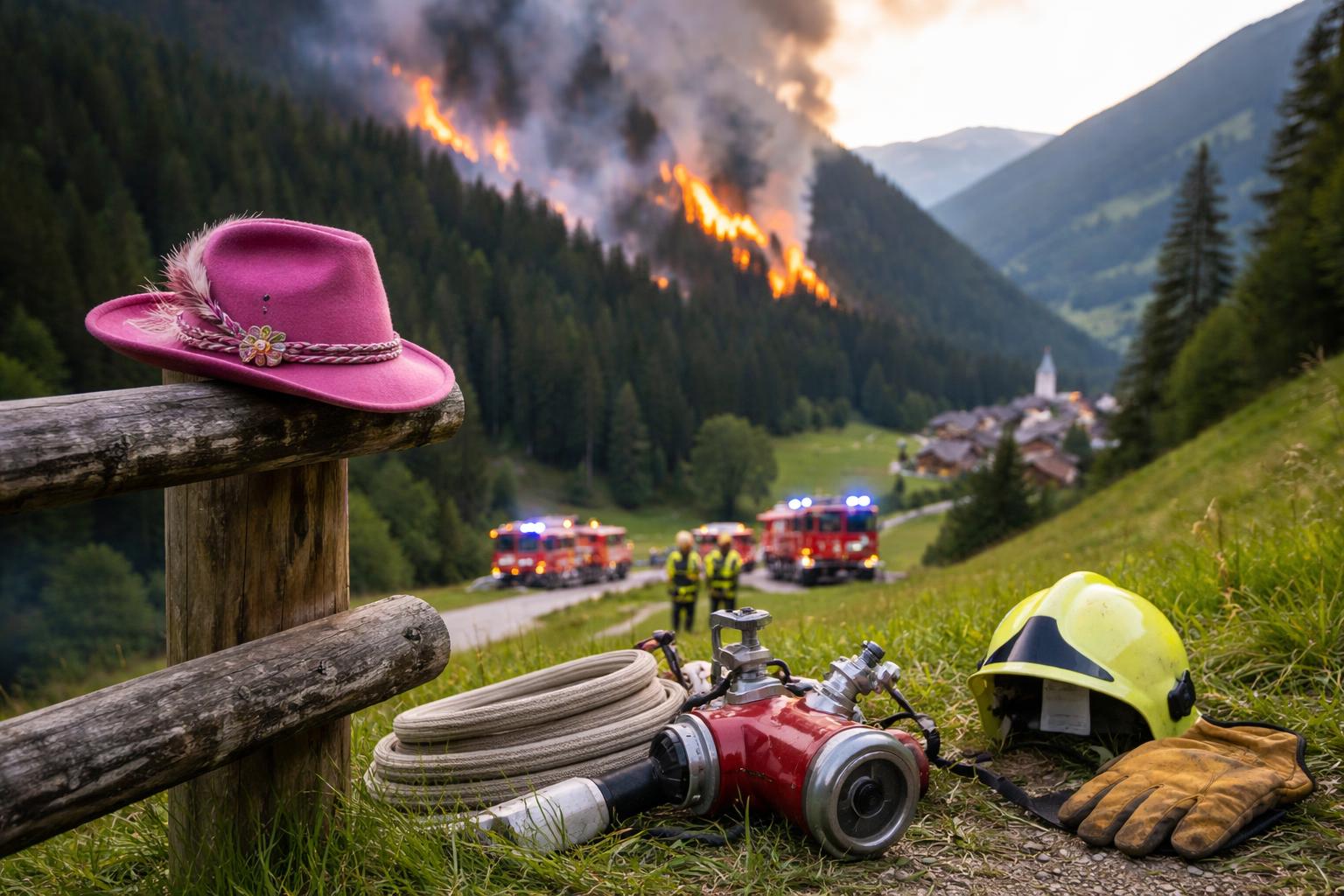 Redaktionelle Szene zum Thema „Melissa Naschenweng zu Waldbrand im Lesachtal: „Bilder aus meiner Heimat tun weh““
