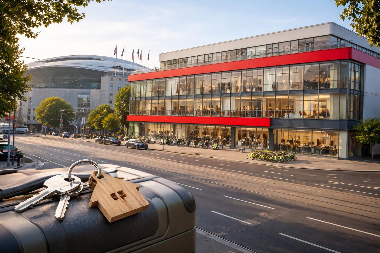 Redaktionelle Szene zum Thema „Möbelhaus bei der Wiener Stadthalle soll während des ESC für 450.000 Euro zum Groß-Airbnb werden“