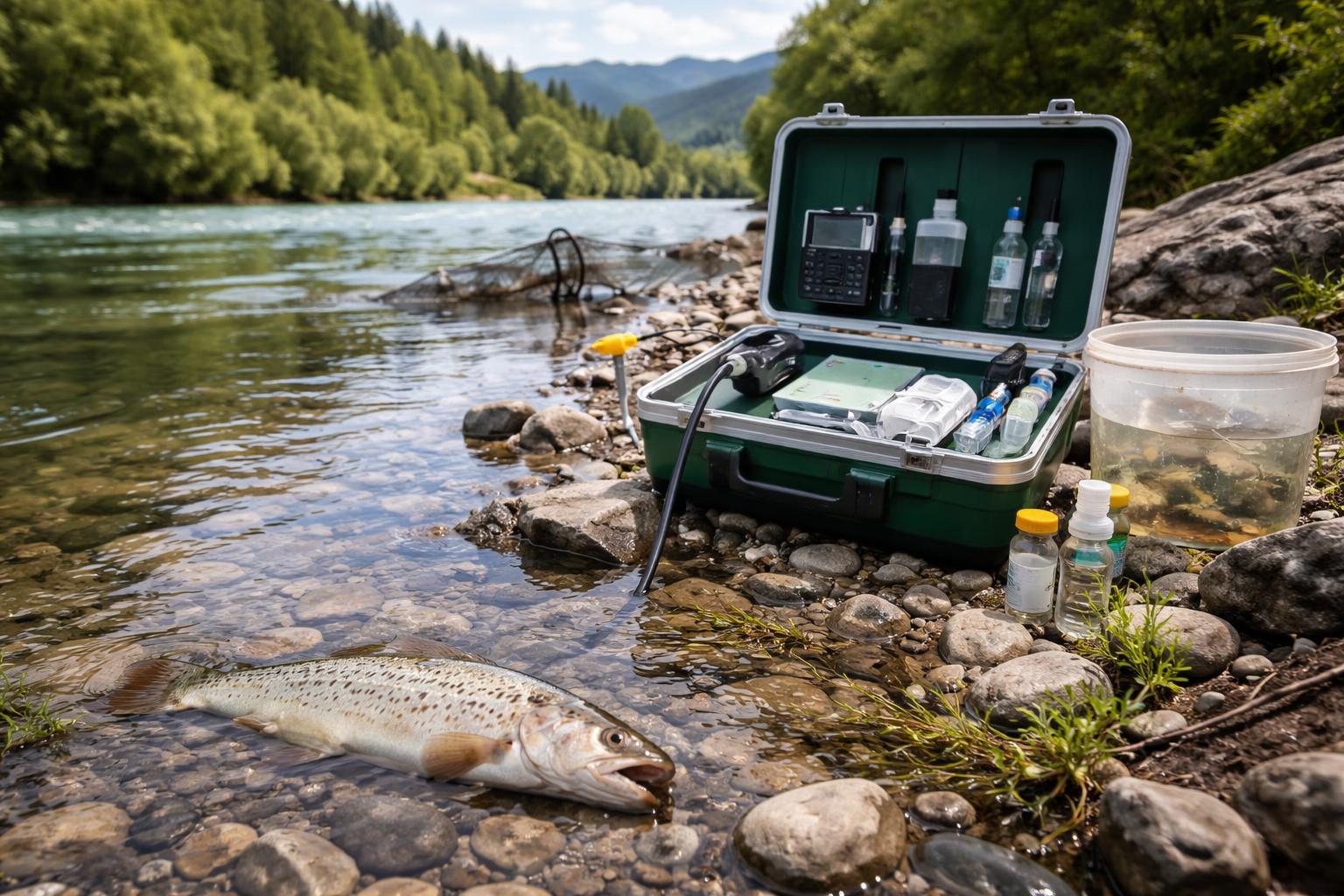 Redaktionelle Szene zum Thema „Monitoring soll Artensterben in der Drau früher erkennen“