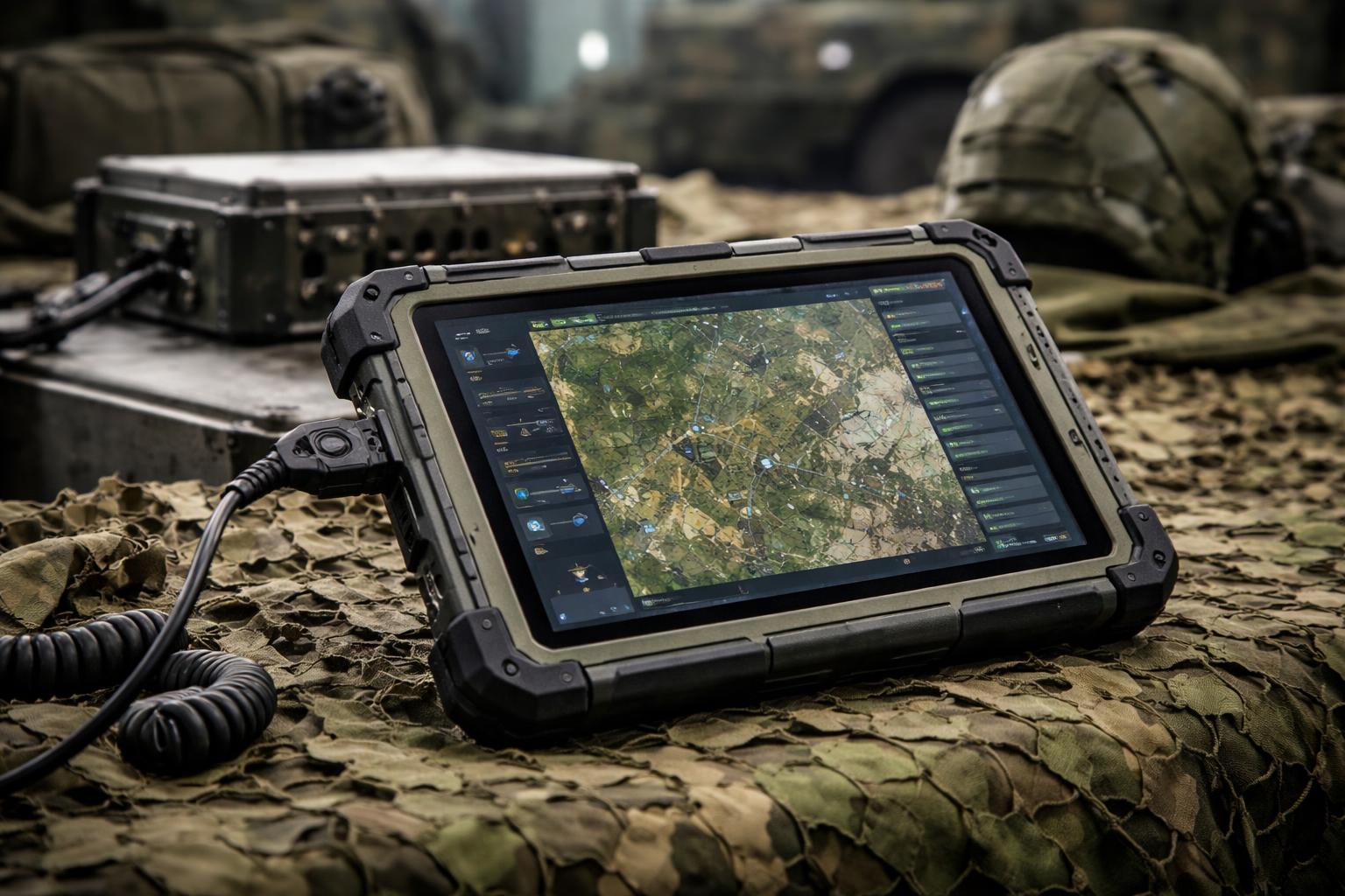 Redaktionelle Szene zum Thema „Muse Electronics entwickelt mit Bundesheer robustes Gefechts-Tablet“