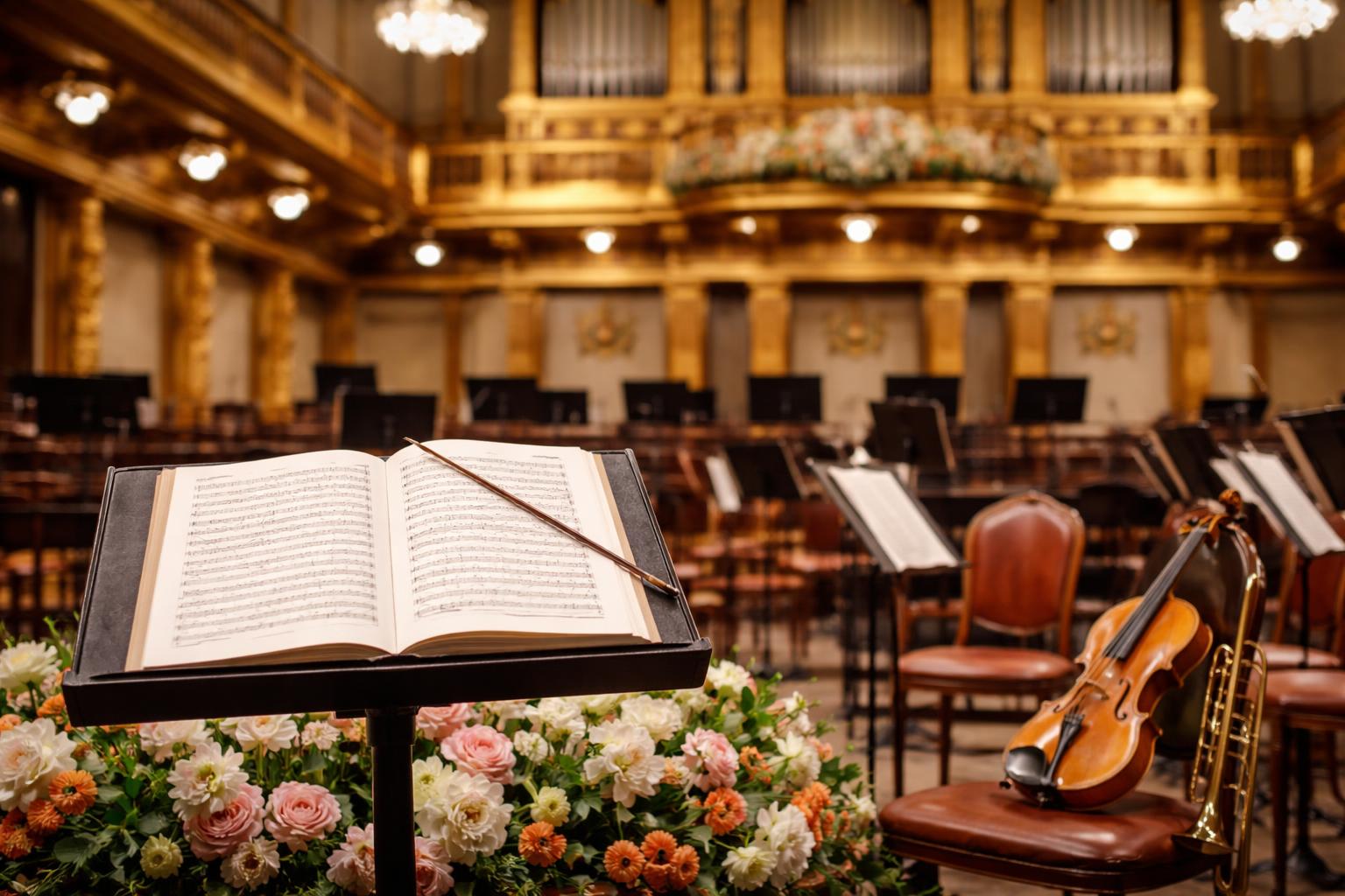 Redaktionelle Szene zum Thema „Musikverein feiert 60 Jahre Johann Strauss Orchester mit Michael Spyres“