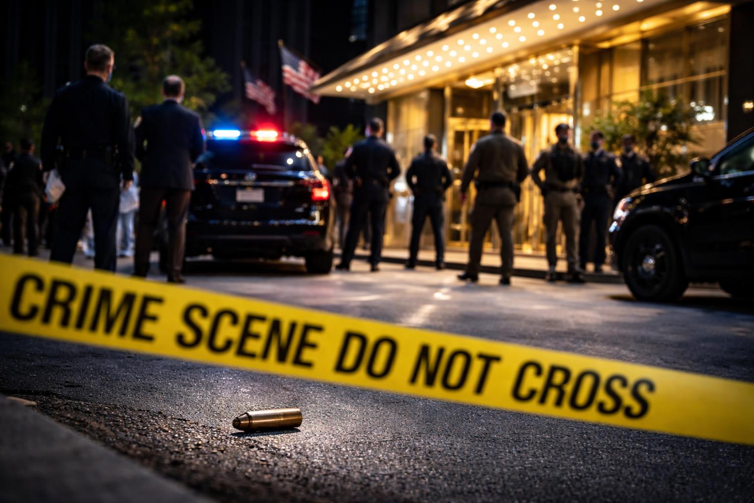 Redaktionelle Szene zum Thema „Nach Schüssen im Hilton-Hotel: Trumps lange Liste von Attentatsversuchen“