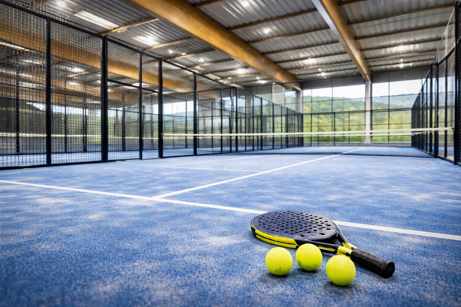 Redaktionelle Szene zum Thema „Neue Padelhallen entstehen in Kärnten“