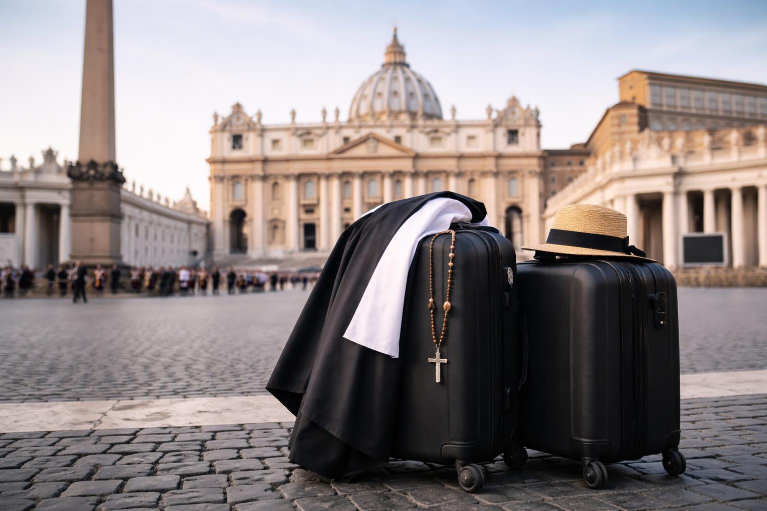 Redaktionelle Szene zum Thema „Nonnen von Goldenstein reisen trotz Ankündigungen zur Papst-Audienz nach Rom“
