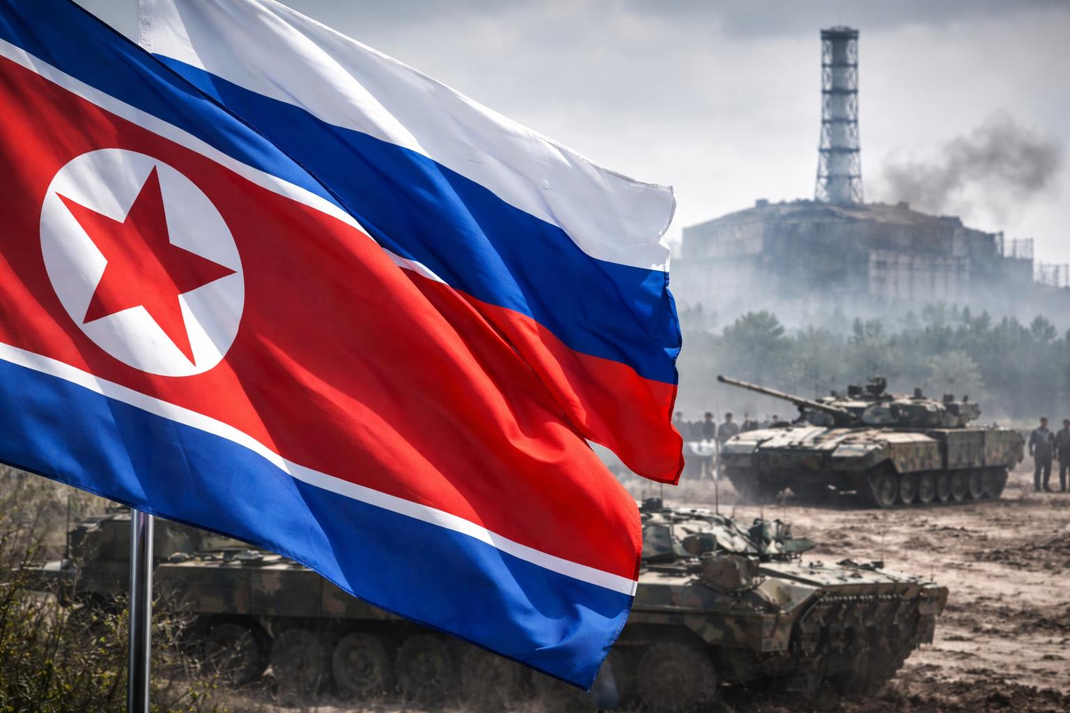 Redaktionelle Szene zum Thema „Nordkorea sagt Russland weitere Unterstützung zu“