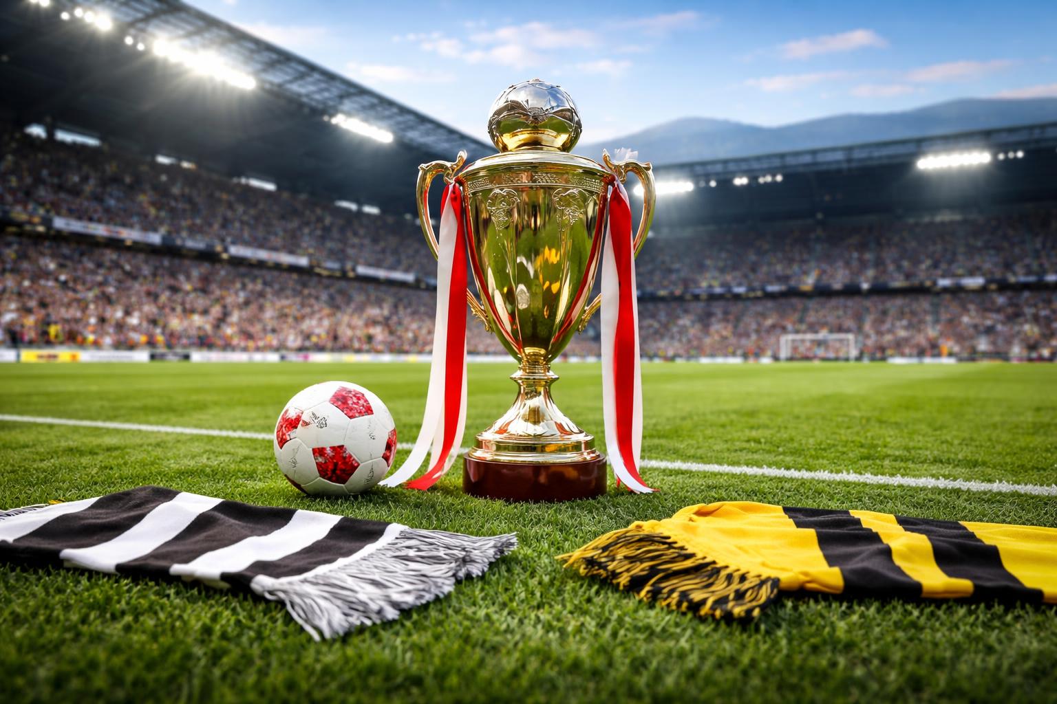 Redaktionelle Szene zum Thema „ÖFB-Cup-Finale live: LASK und Altach kämpfen um den Titel“