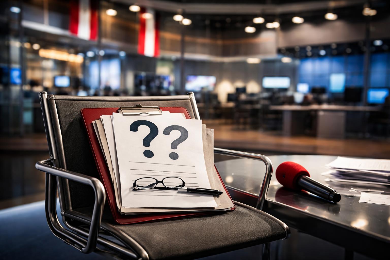 Redaktionelle Szene zum Thema „ORF-Krise verschärft sich: Wahl der Generaldirektion wird vorverlegt“