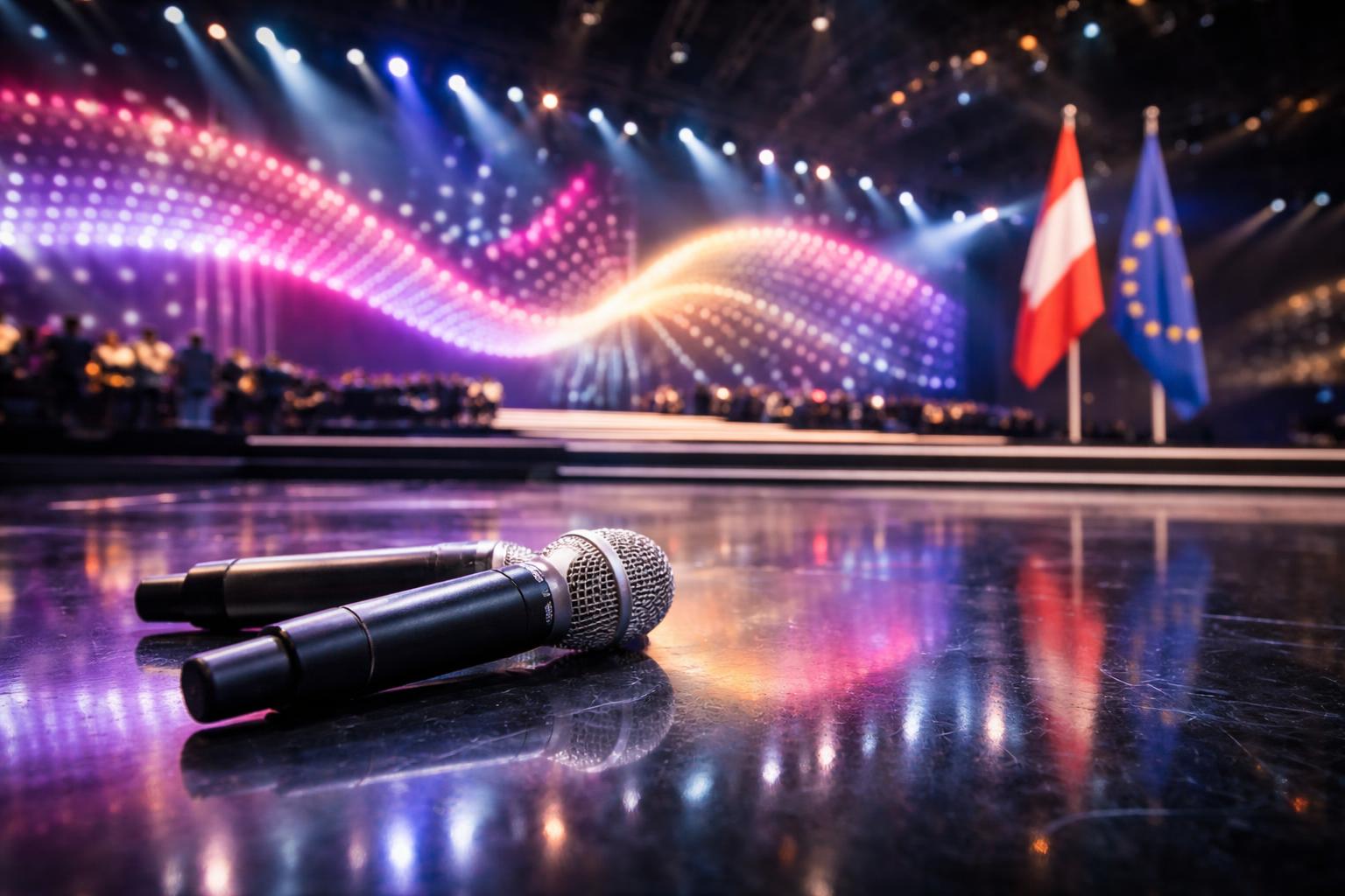 Redaktionelle Szene zum Thema „Ostrowski vor dem Song Contest über Dialoge und Tanzeinlagen“