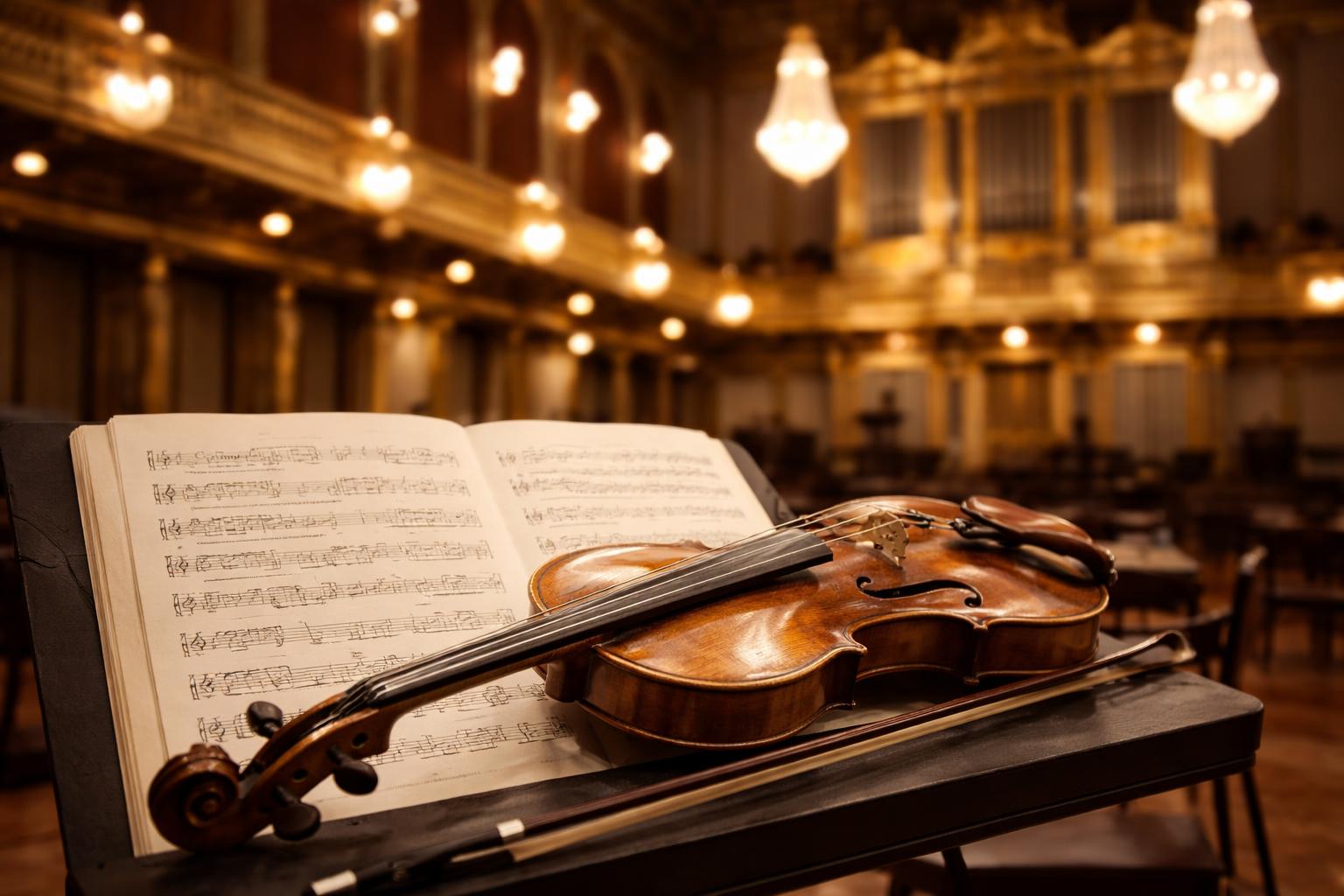 Redaktionelle Szene zum Thema „Paganini mit Ironie: Benjamin Schmid im Musikverein“