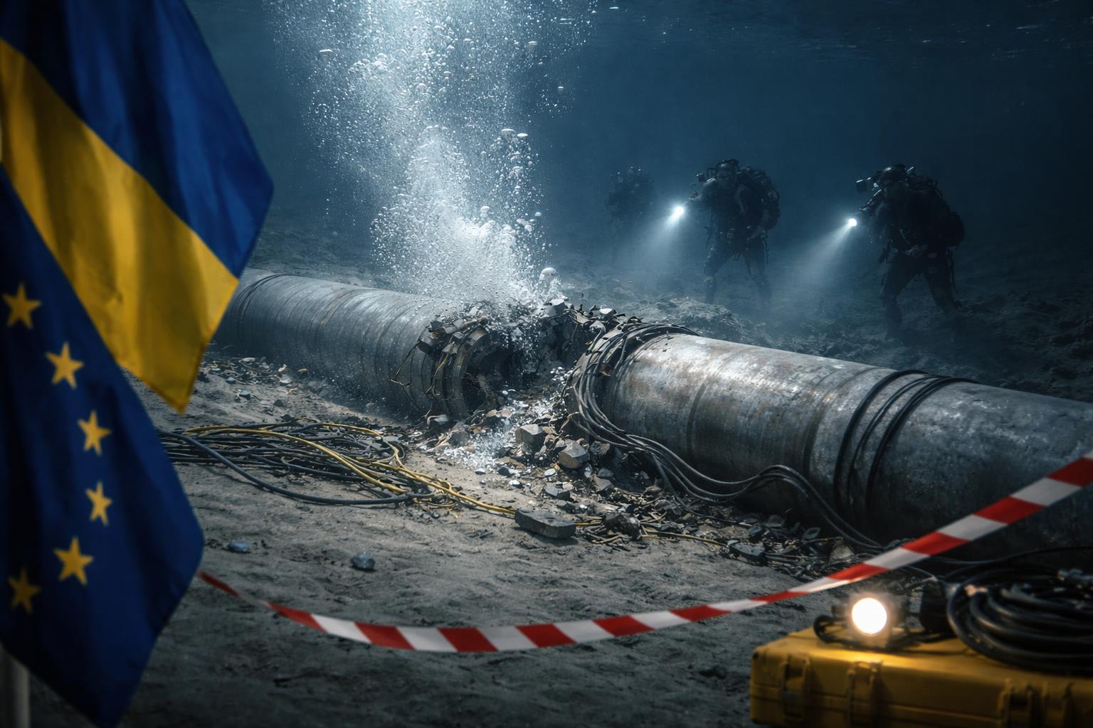 Redaktionelle Szene zum Thema „Pancevski zum Nord-Stream-Anschlag: Selenskij gerät nach den Enthüllungen unter Druck“