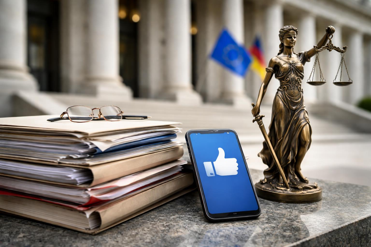 Redaktionelle Szene zum Thema „Pensionistin aus der Steiermark nach Facebook-Like vor dem Höchstgericht“