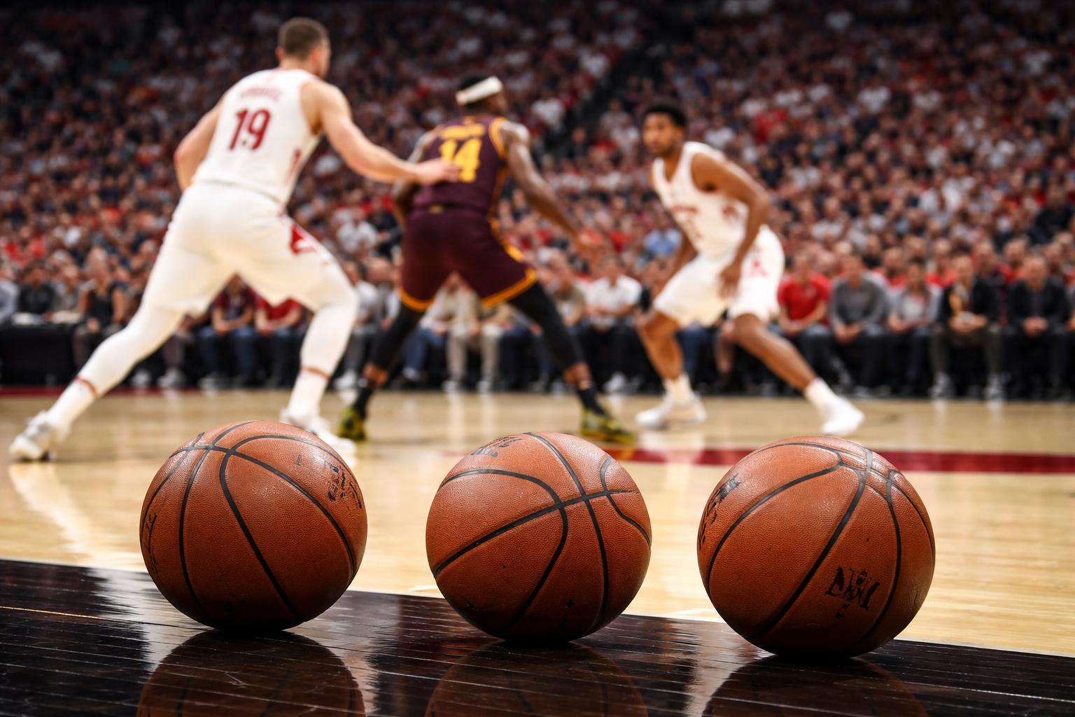 Redaktionelle Szene zum Thema „Pöltl führt Toronto zum 2:2 gegen Cleveland“