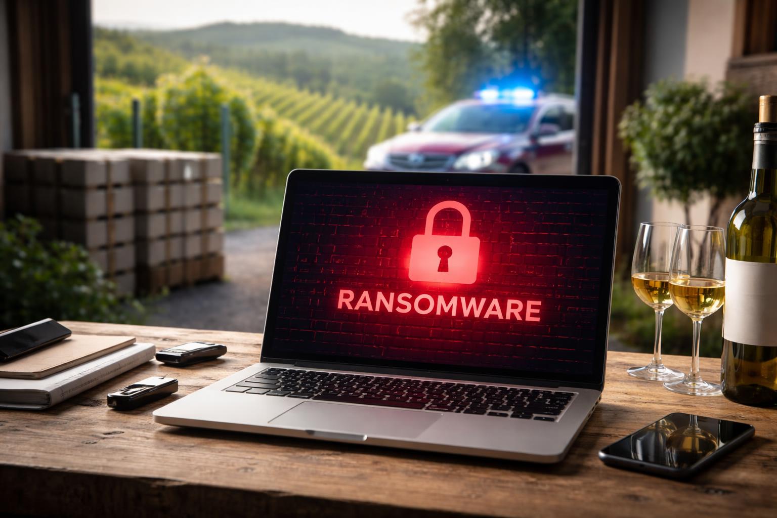 Redaktionelle Szene zum Thema „Polizei warnt nach Cyberangriffen auf Weinbaubetriebe in der Steiermark“