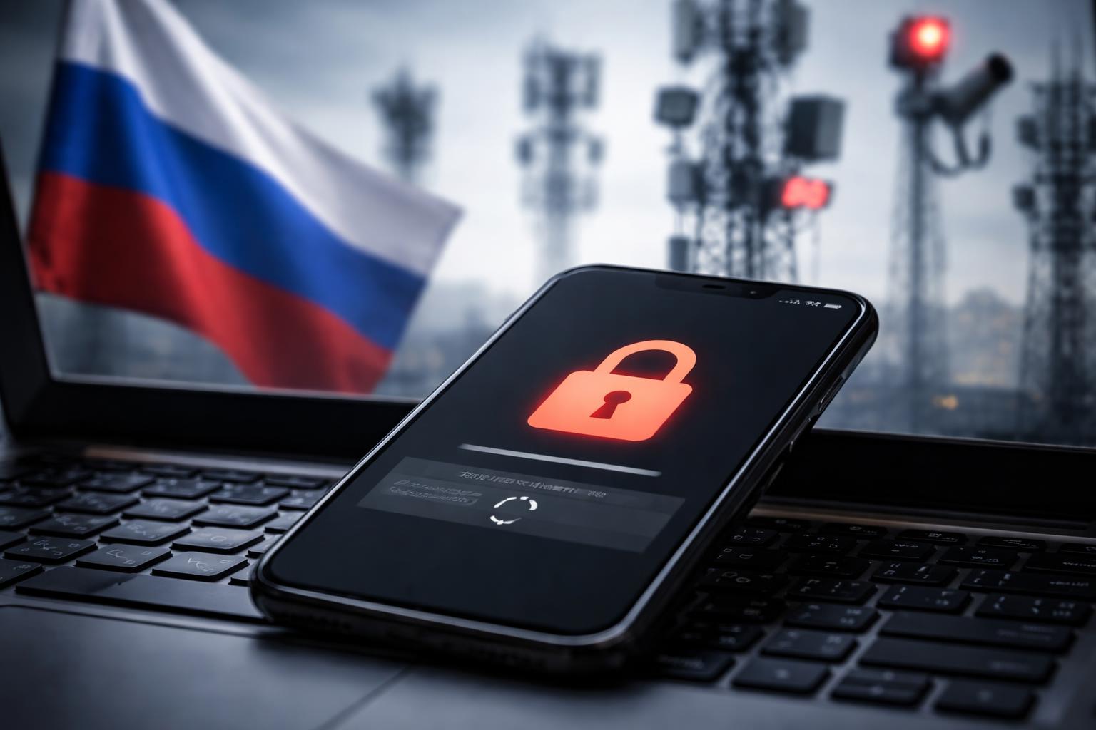 Redaktionelle Szene zum Thema „Putin begründet Internetsperren in Russland mit Terrorabwehr“
