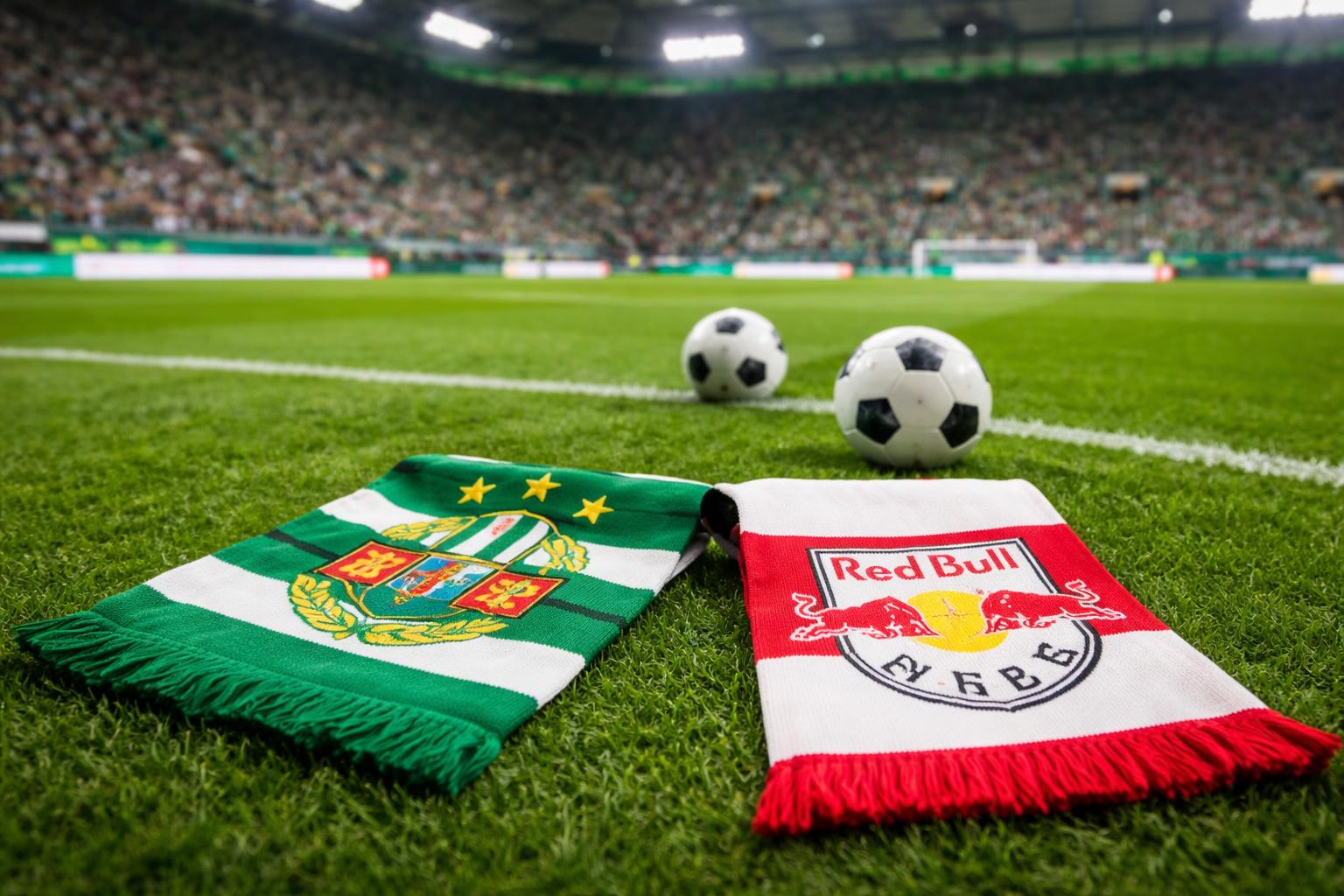 Redaktionelle Szene zum Thema „Rapid empfängt Salzburg in der Bundesliga ab 14.30 Uhr“