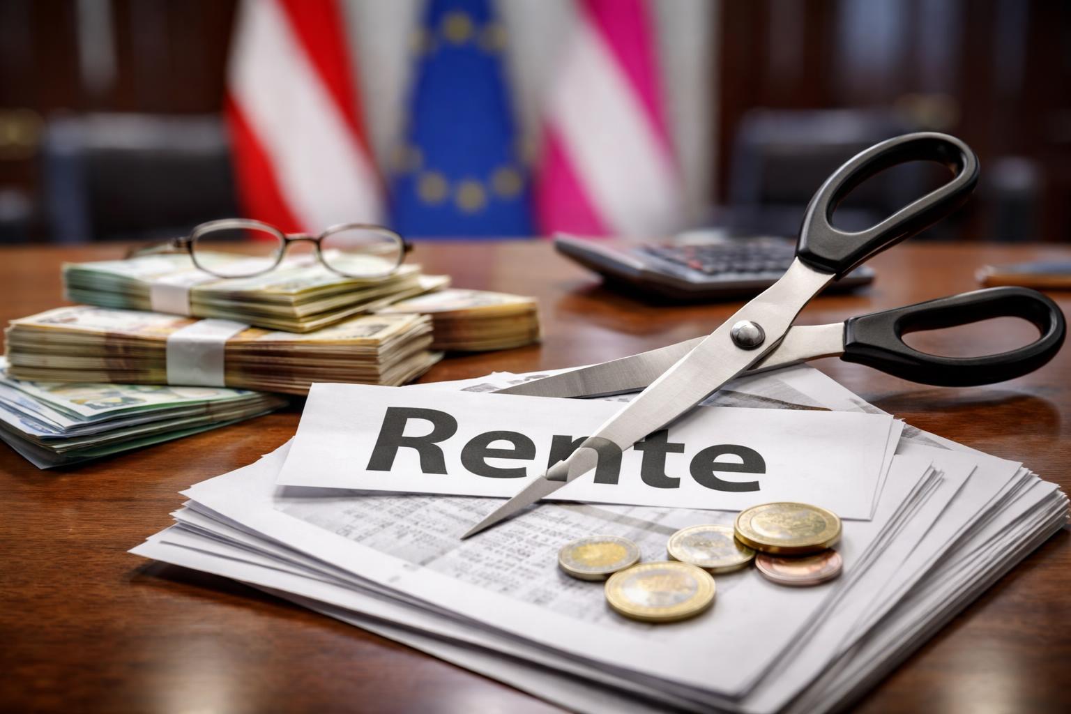Redaktionelle Szene zum Thema „Regierung setzt bei Pensionen auf Kürzungen statt Umverteilung“
