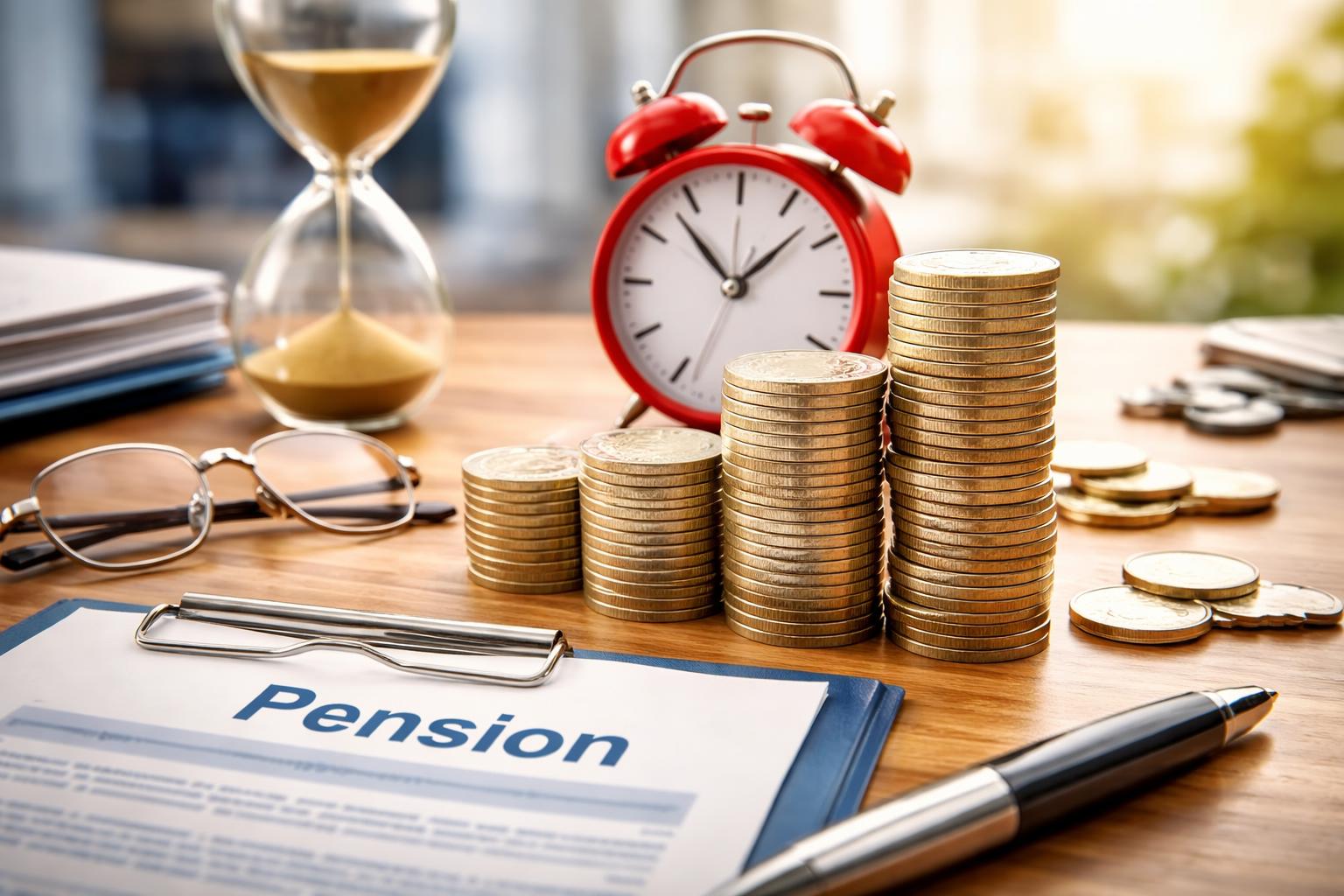 Redaktionelle Szene zum Thema „Regierung setzt statt höherem Pensionsalter auf Boni für längeres Arbeiten“