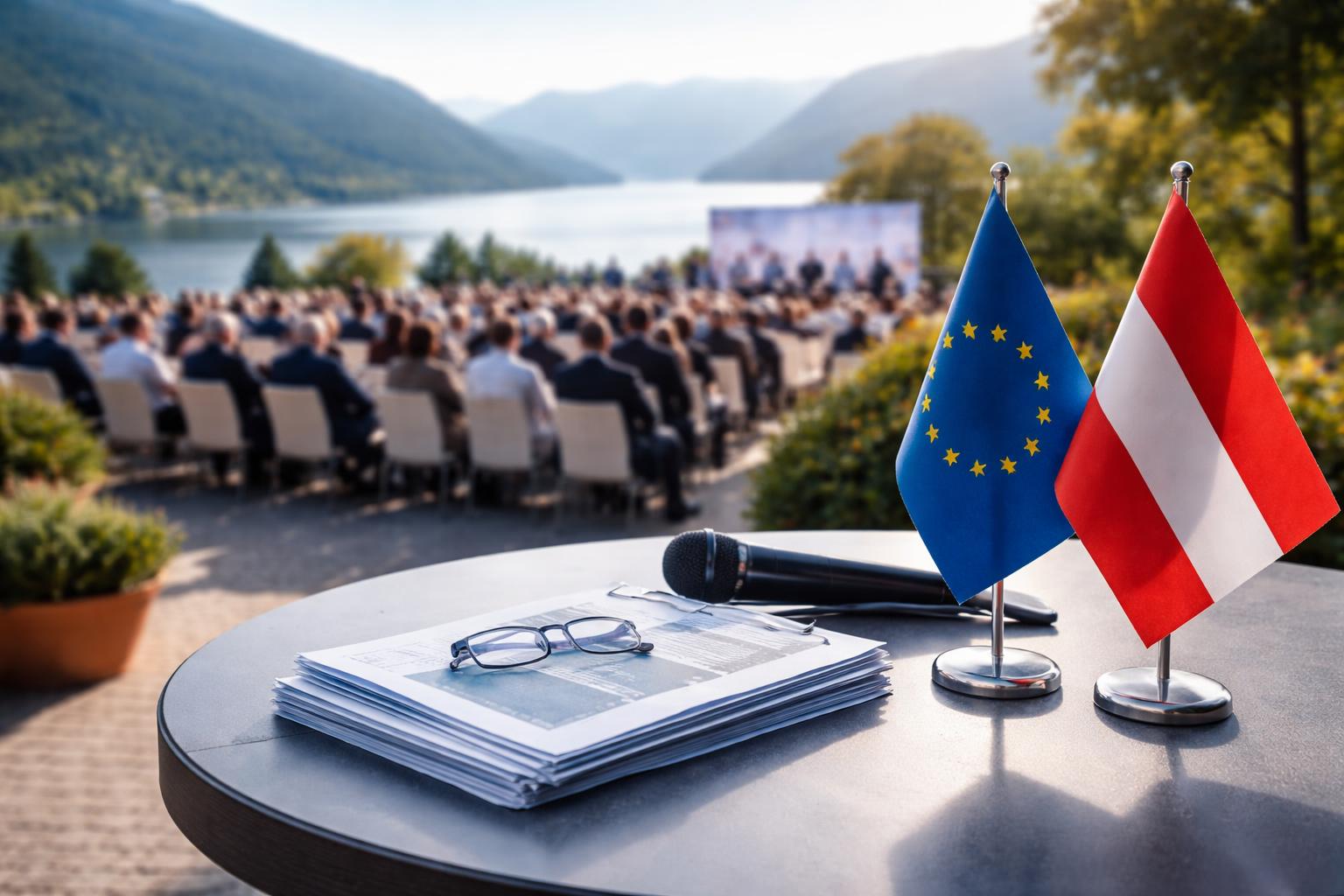 Redaktionelle Szene zum Thema „Rekordbeteiligung bei den Millstätter Wirtschaftsgesprächen“