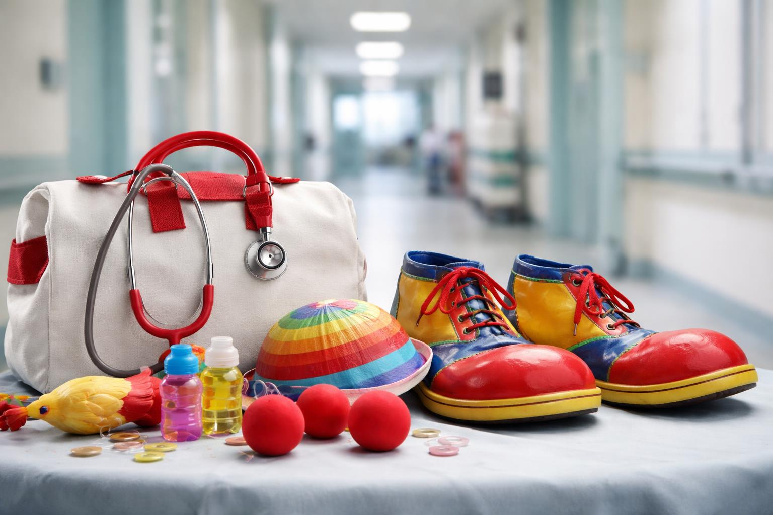 Redaktionelle Szene zum Thema „Rote Nasen suchen in Kärnten neue Clown-Doctors für zweijährige Ausbildung“