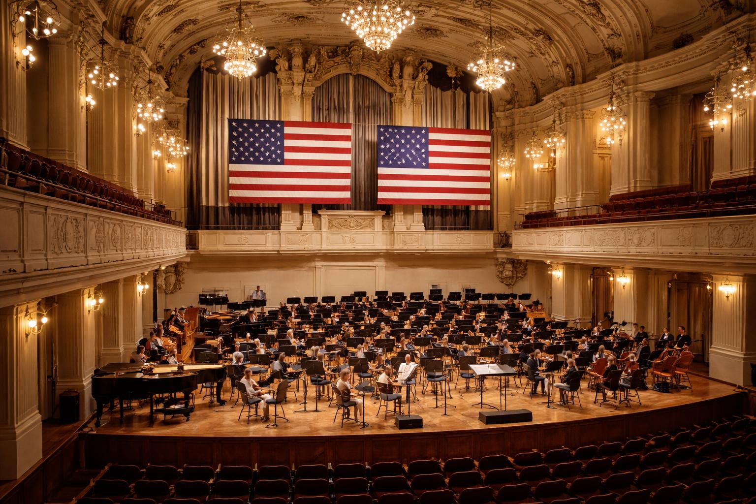Redaktionelle Szene zum Thema „RSO Wien und Marin Alsop feiern im Konzerthaus einen starken US-Abend“
