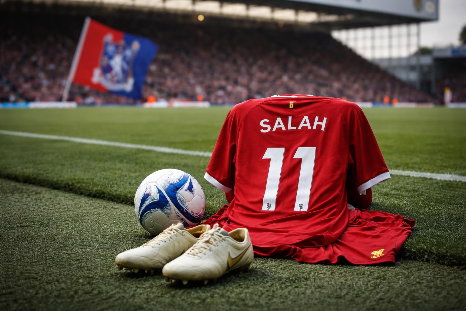 Redaktionelle Szene zum Thema „Salahs Aus beim 3:1 gegen Palace könnte sein letztes Liverpool-Spiel gewesen sein“