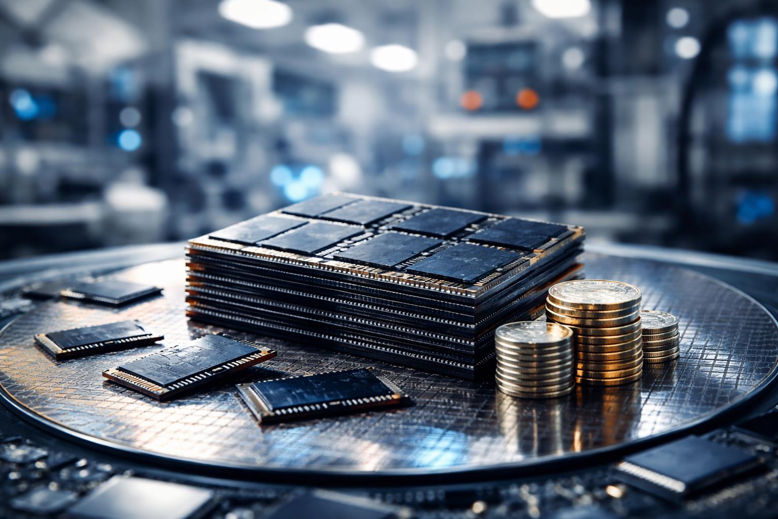 Redaktionelle Szene zum Thema „Samsung erzielt Rekordgewinn dank anhaltendem KI-Boom“