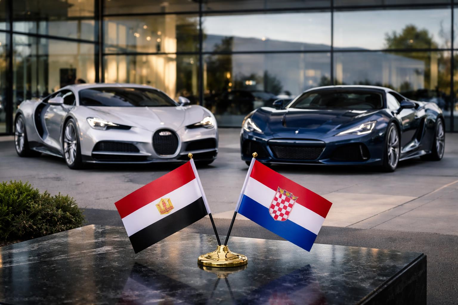 Redaktionelle Szene zum Thema „Sawiris-Familie übernimmt Anteile an Bugatti, Porsche zieht sich zurück“