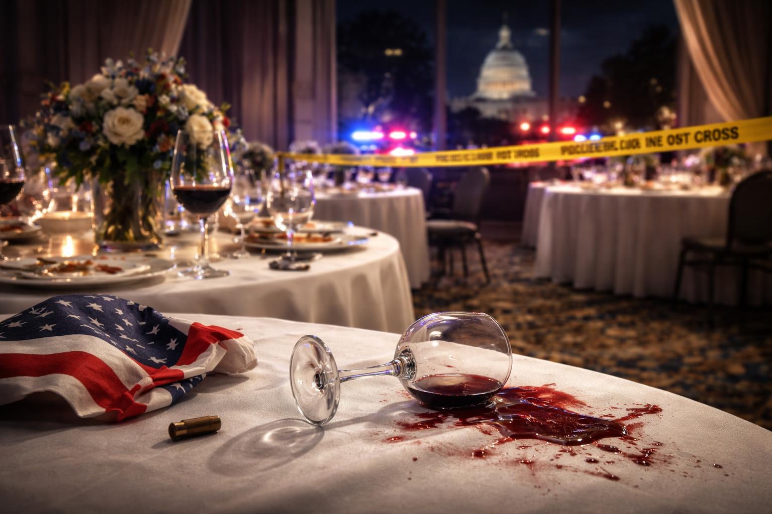 Redaktionelle Szene zum Thema „Schüsse beim Presse-Dinner in Washington: Das politische Klima in den USA ist vergiftet“