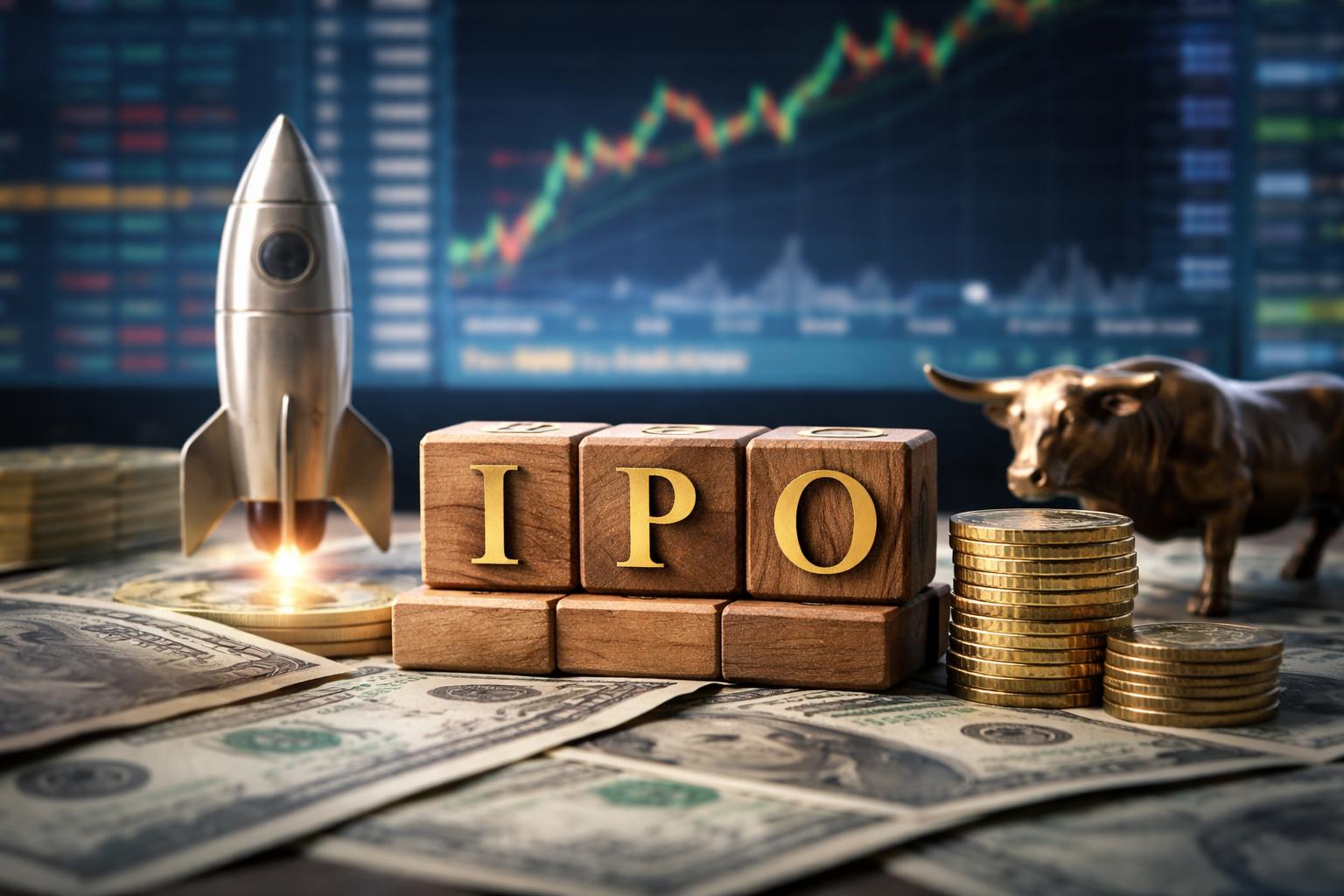 Redaktionelle Szene zum Thema „SpaceX, OpenAI und Anthropic vor Rekord-IPO – doch die Gewinne fehlen“