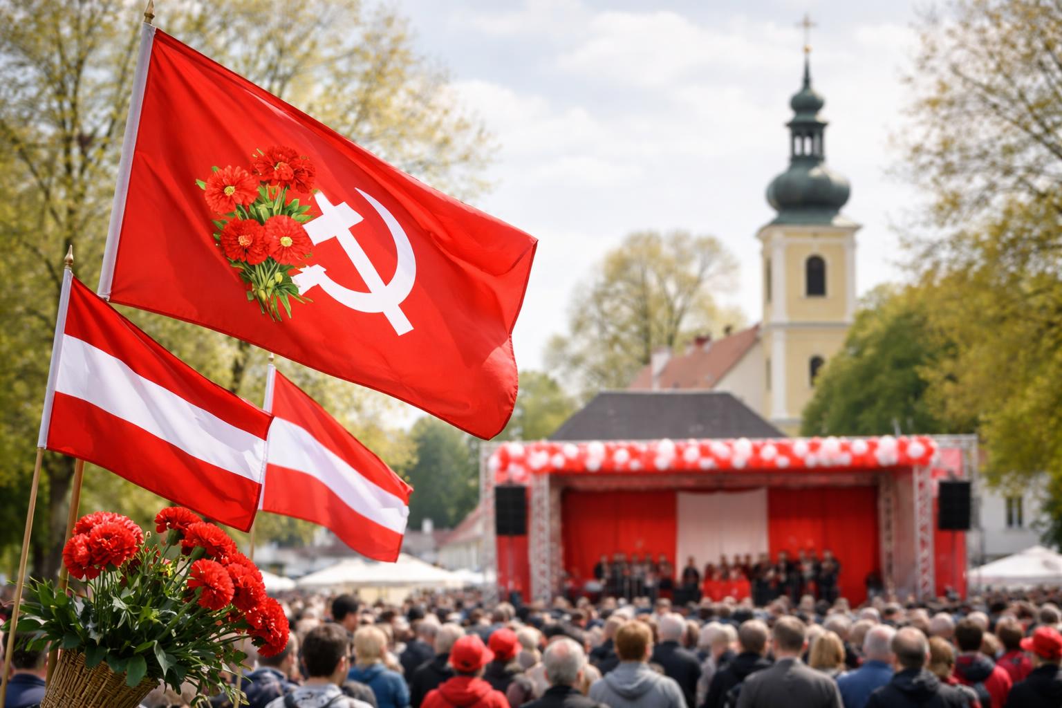 Redaktionelle Szene zum Thema „SPÖ Burgenland lädt wieder eine Ministerin zu den Maifeiern ein“