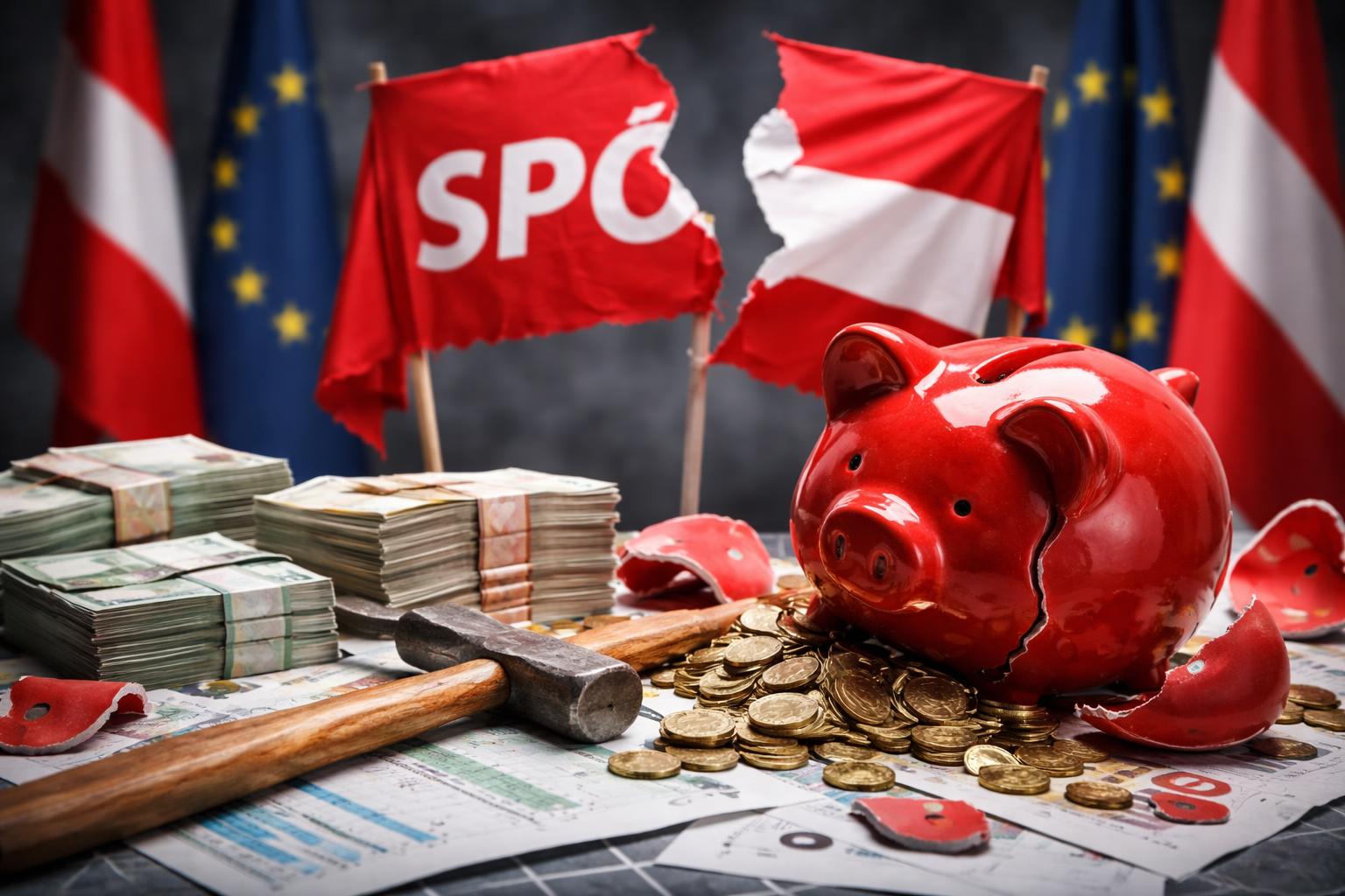 Redaktionelle Szene zum Thema „SPÖ und Reichensteuer: Bablers Kurs verschärft die parteiinterne Krise“
