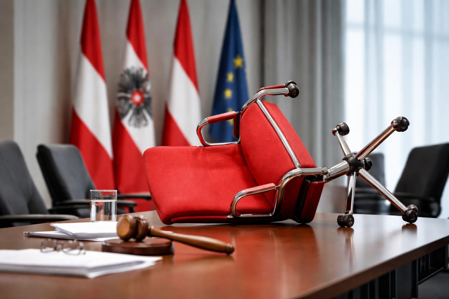 Redaktionelle Szene zum Thema „SPÖ vor Führungswechsel: Babler dürfte Parteichef verlieren“