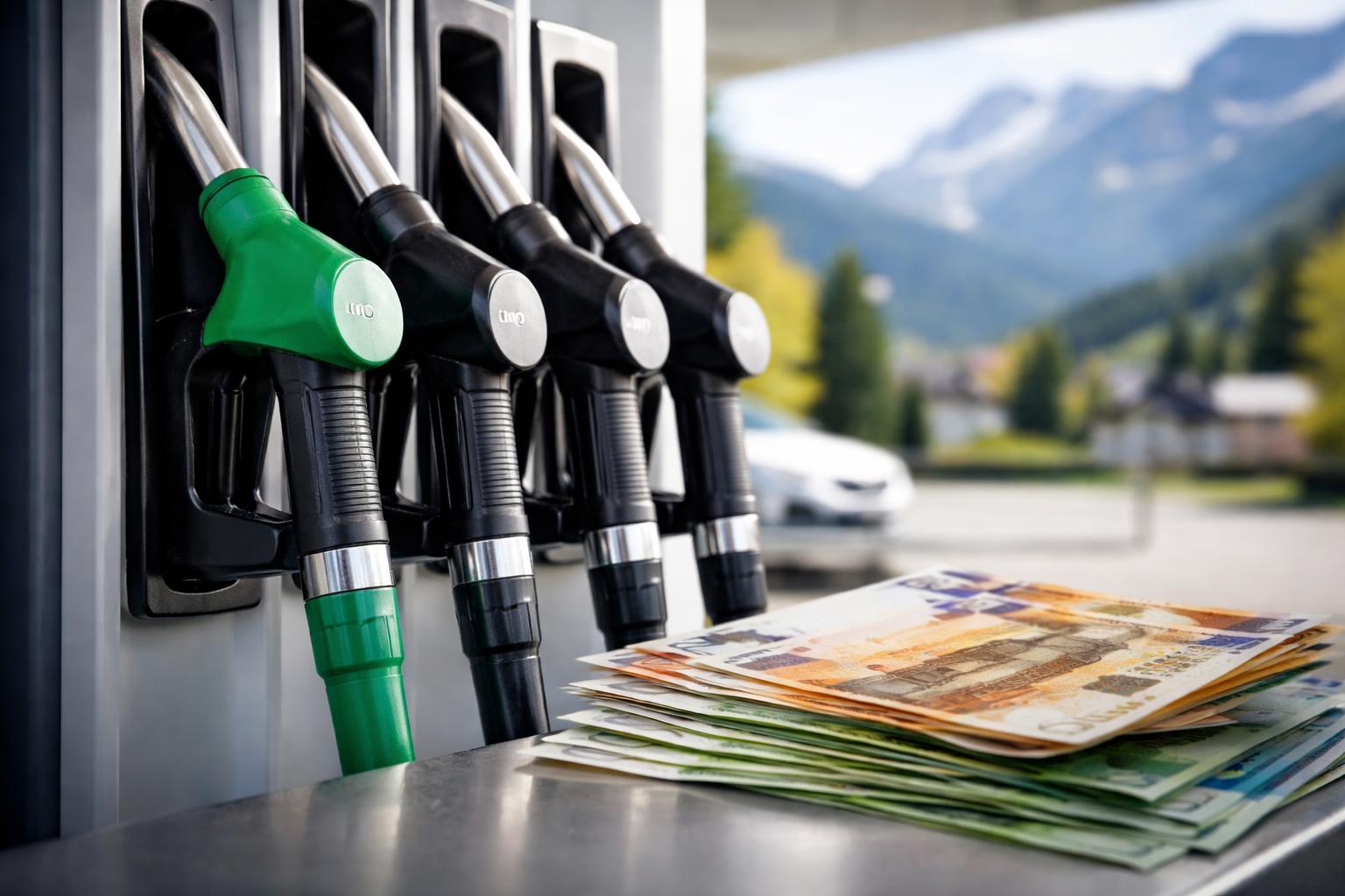 Redaktionelle Szene zum Thema „Spritpreise in Vorarlberg seit Monatsbeginn deutlich gesunken“
