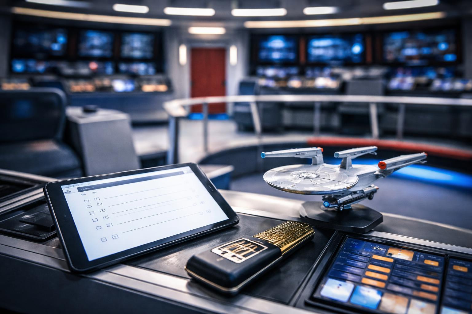 Redaktionelle Szene zum Thema „„Star Trek“-Quiz: Wie gut kennen Sie die Figuren der Sci-Fi-Reihe?“