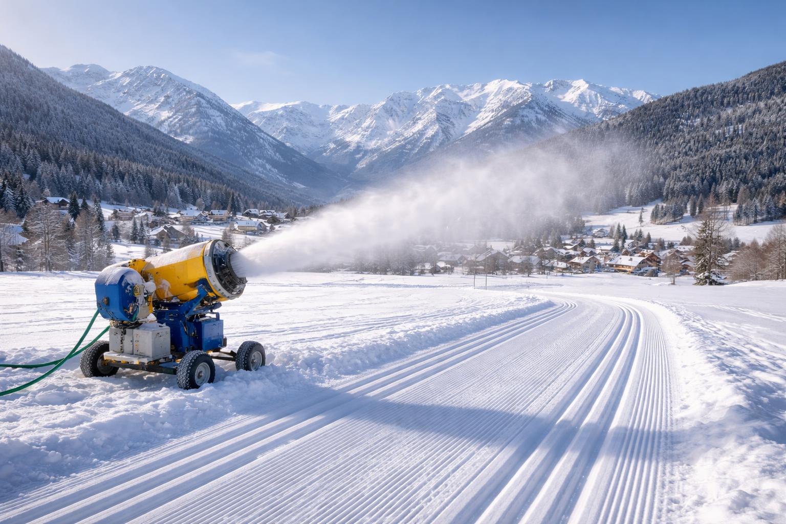 Redaktionelle Szene zum Thema „Streit um geplante schneesichere Langlaufloipe in Bad Mitterndorf“
