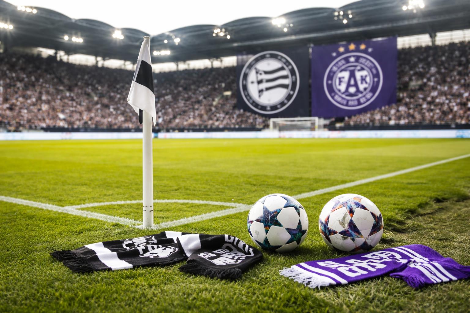Redaktionelle Szene zum Thema „Sturm Graz empfängt Austria Wien zum Bundesliga-Spiel“