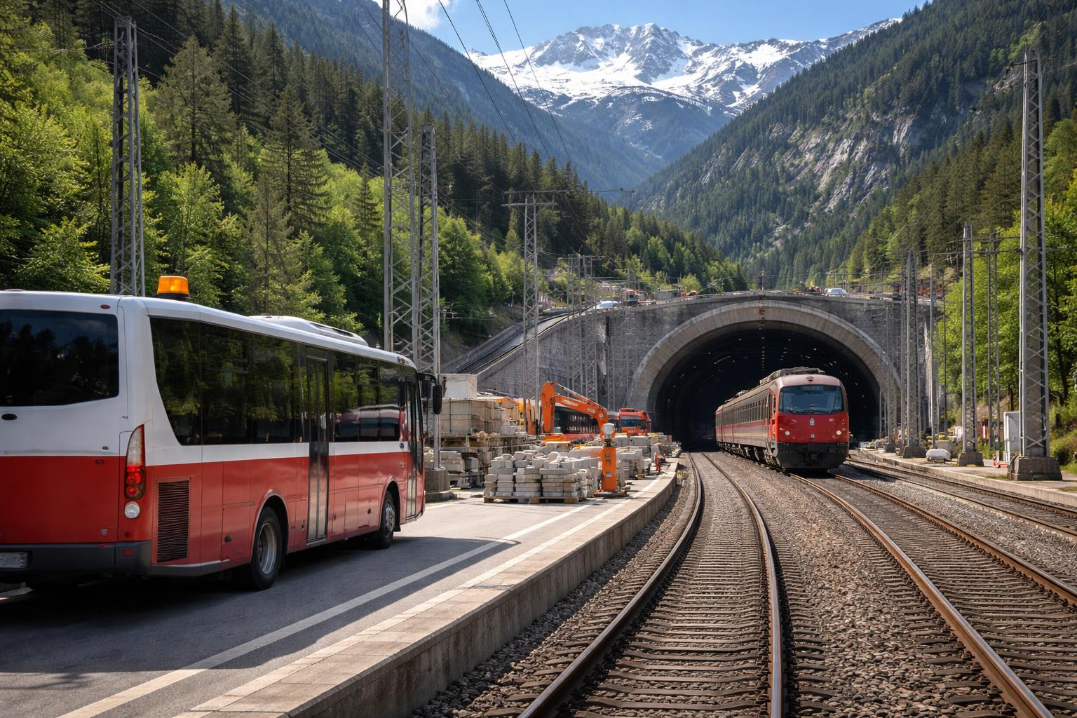 Redaktionelle Szene zum Thema „Tauerntunnel wird ab 2027 für fünf Monate gesperrt“