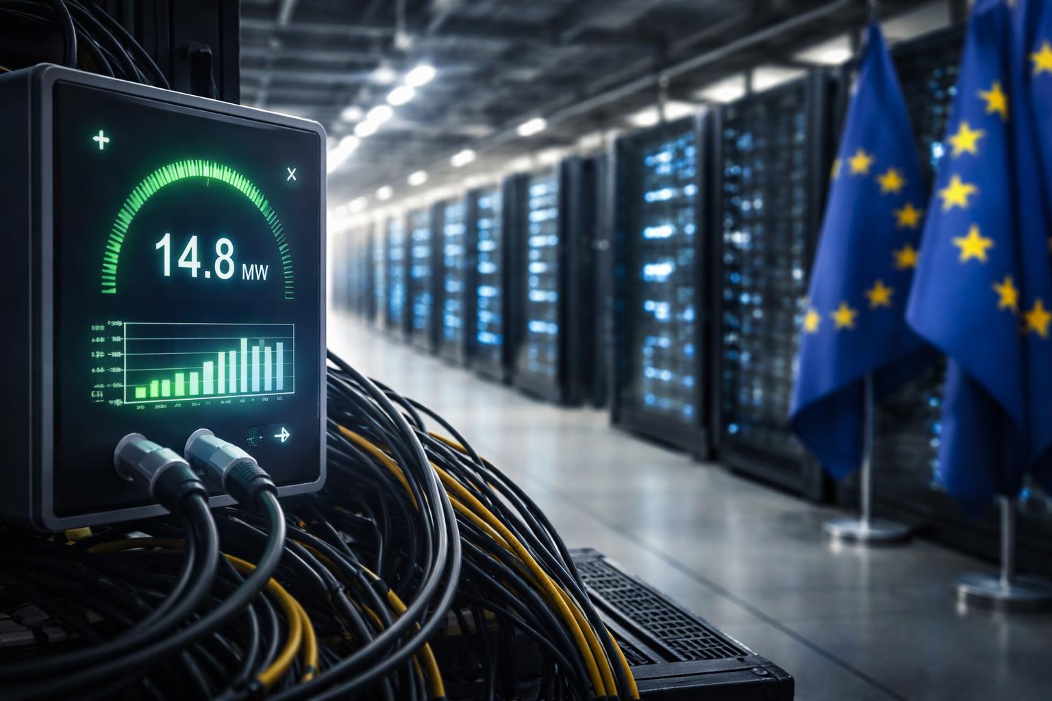 Redaktionelle Szene zum Thema „Tech-Lobbyisten halten Daten zum Energieverbrauch von Rechenzentren zurück“
