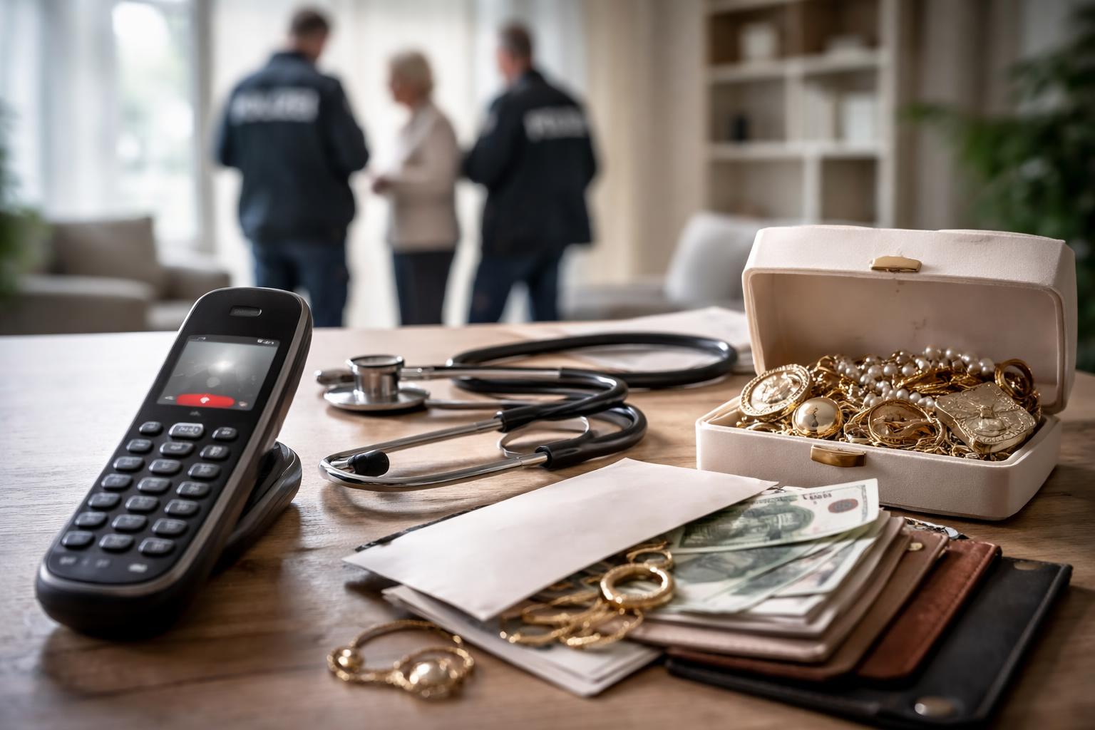 Redaktionelle Szene zum Thema „Telefonbetrüger geben sich als Arzt aus und erbeuten Wertsachen bei 65-Jähriger aus Kufstein“